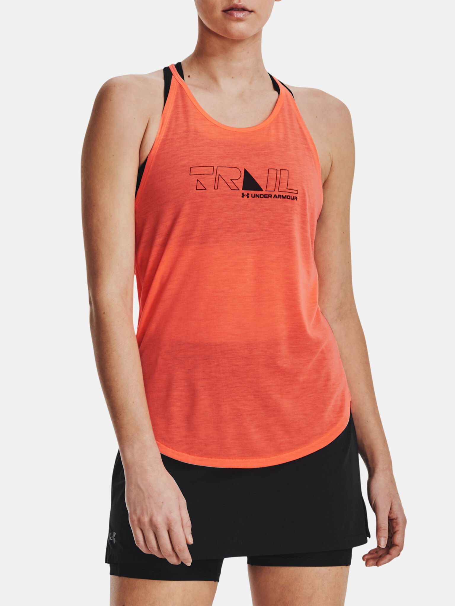 Under Armour UA Run Trail Tank Top Orange - Pepit.gr