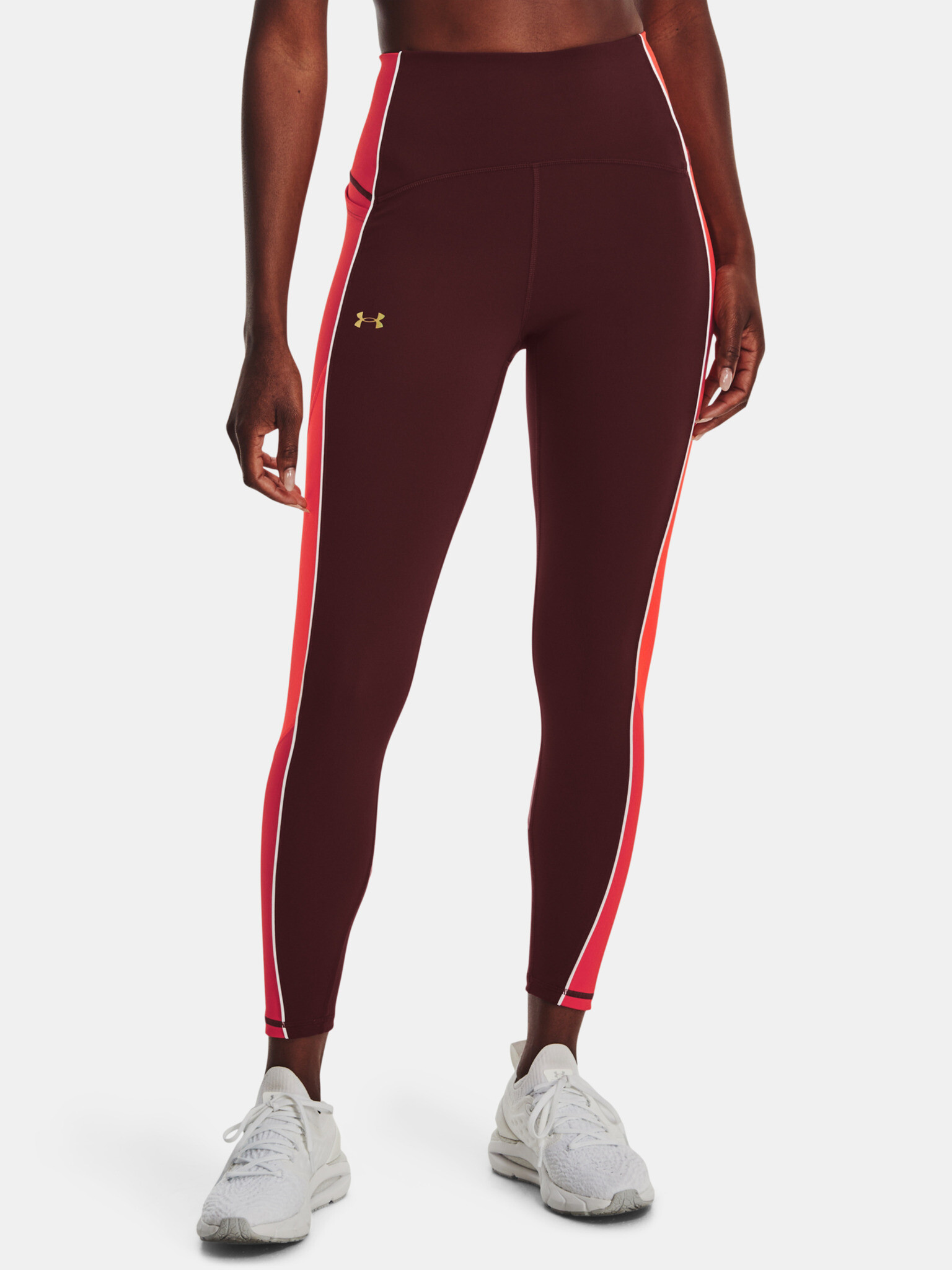 Under Armour UA Rush Ankle Leg 6M Nov Leggings Red - Pepit.gr