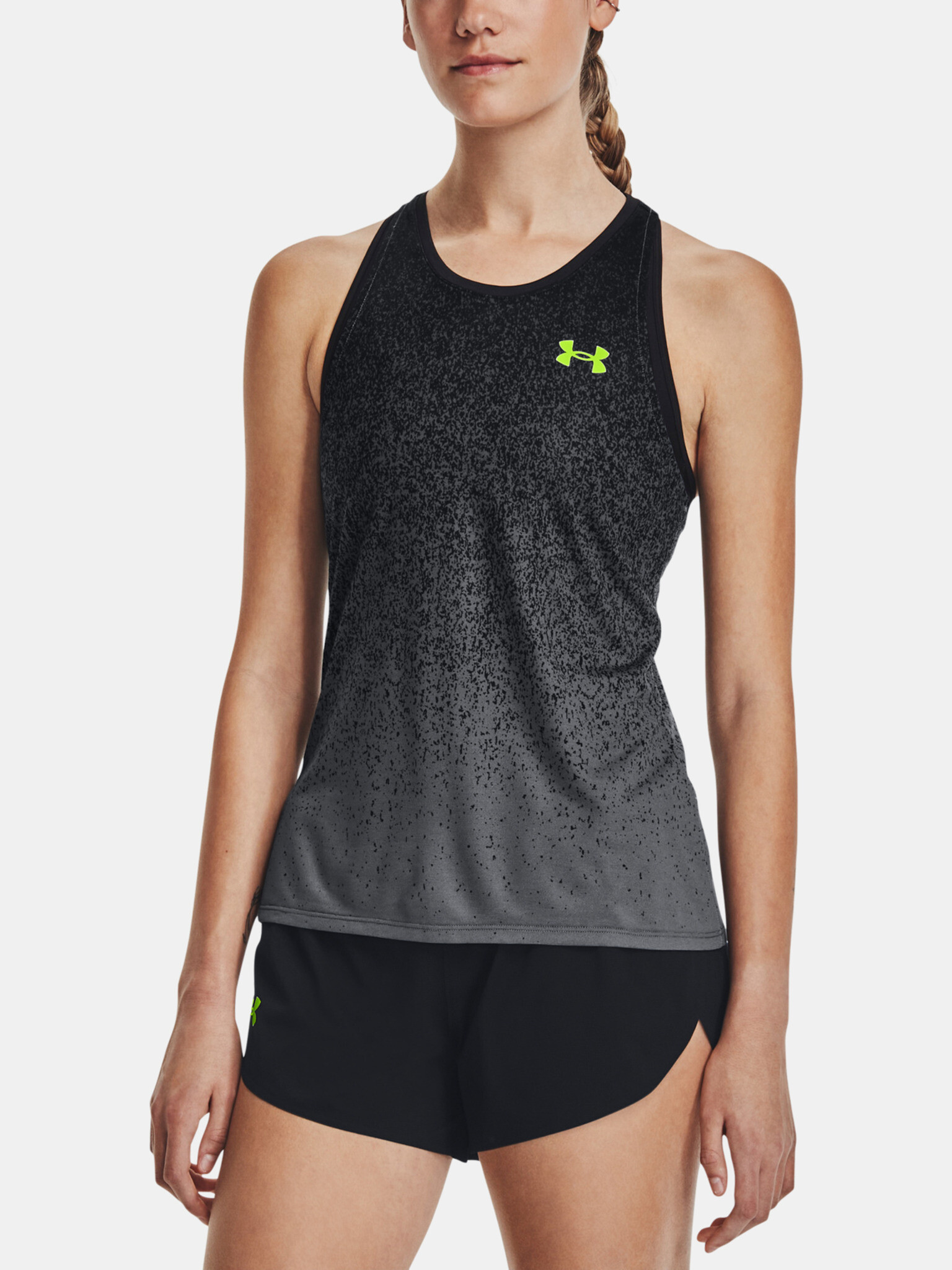 Under Armour UA Rush Cicada Singlet Top Black - Pepit.gr