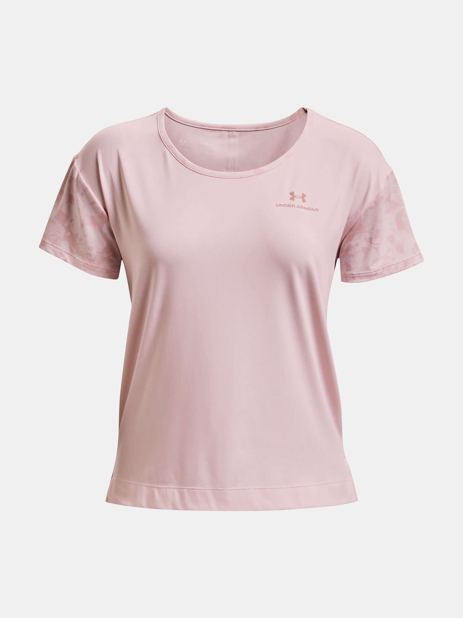 Under Armour UA Rush Energy Novelty SS T-shirt Pink - Pepit.gr