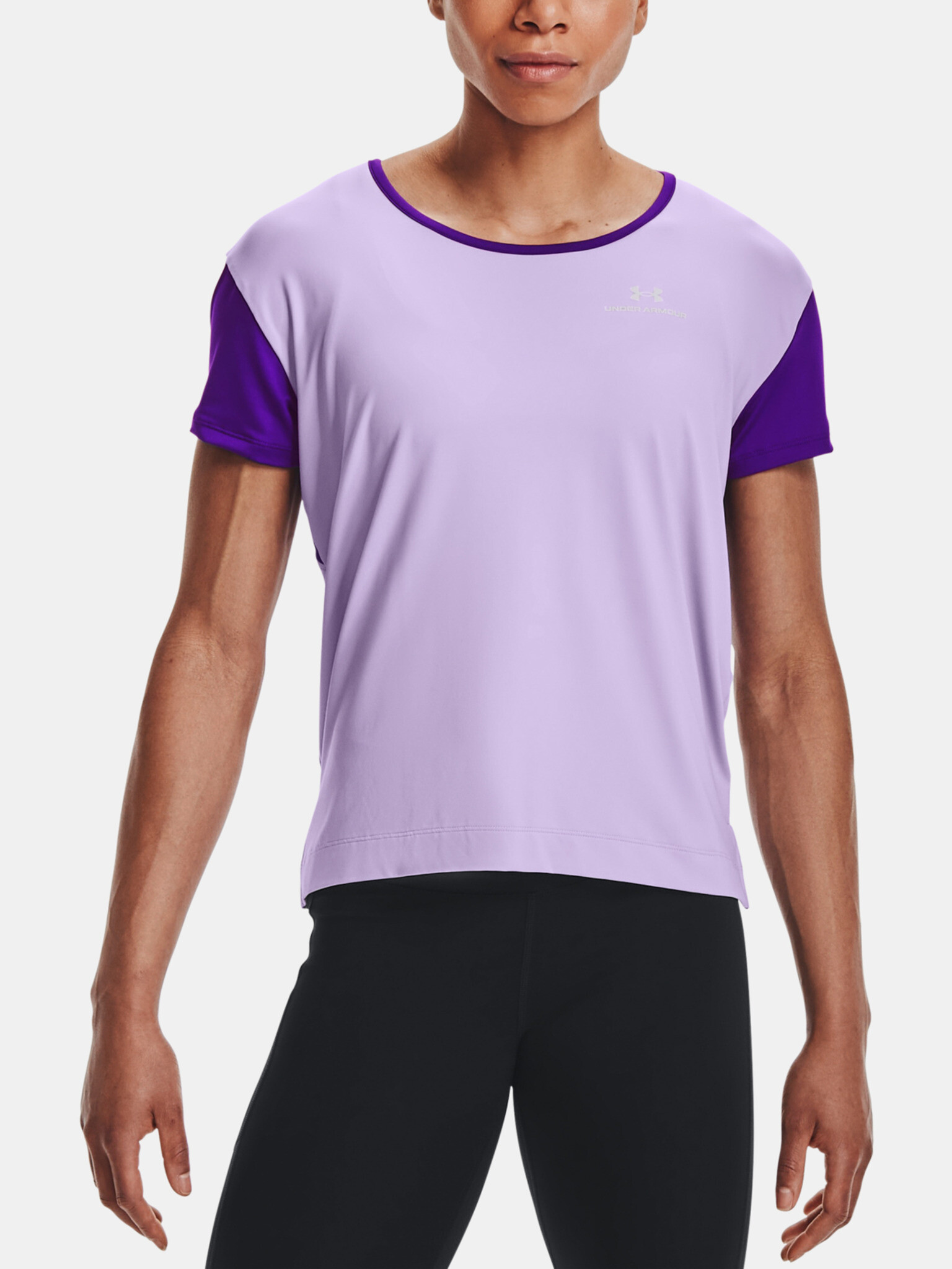 Under Armour UA Rush Energy Novelty SS T-shirt Violet - Pepit.gr