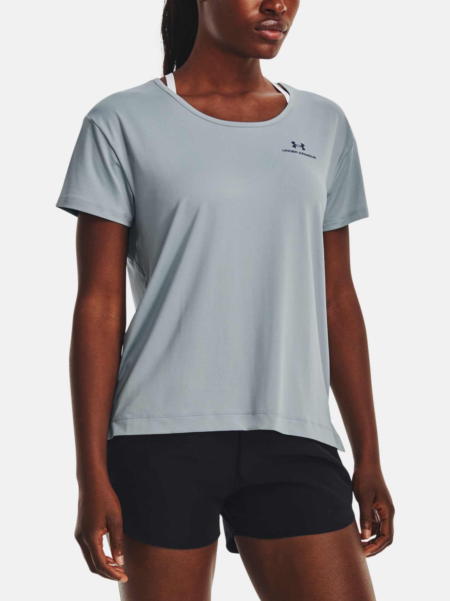 Under Armour UA Rush Energy T-shirt Blue - Pepit.gr