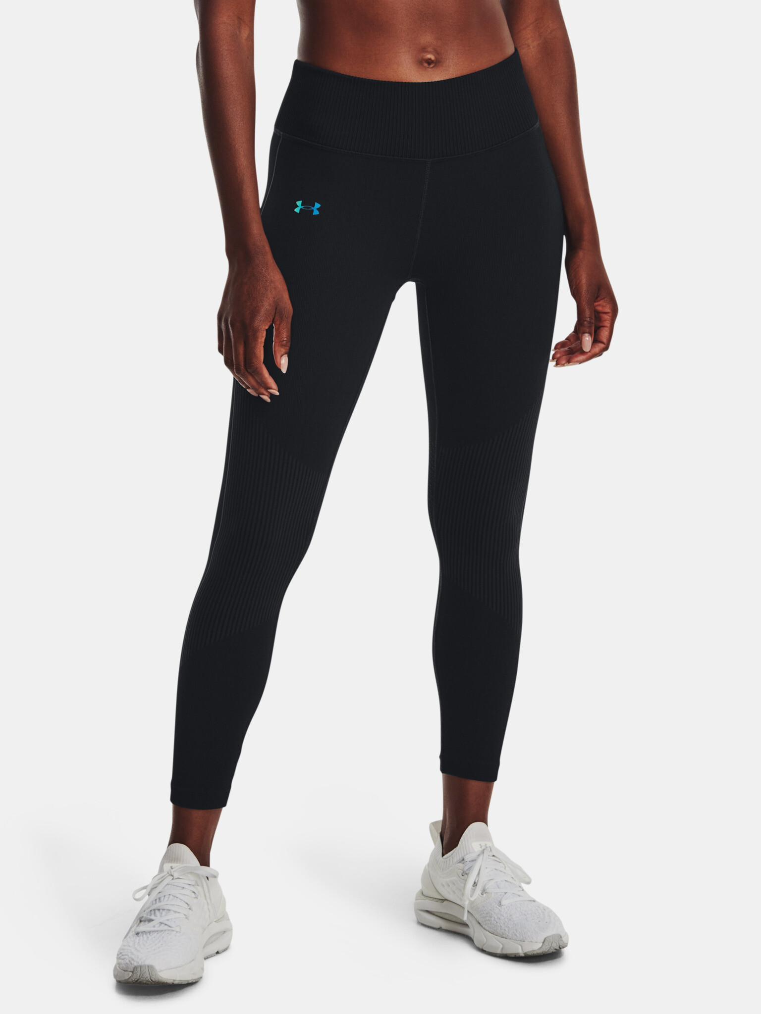 Under Armour UA Rush Seamless Ankle Leg Leggings Black - Pepit.gr