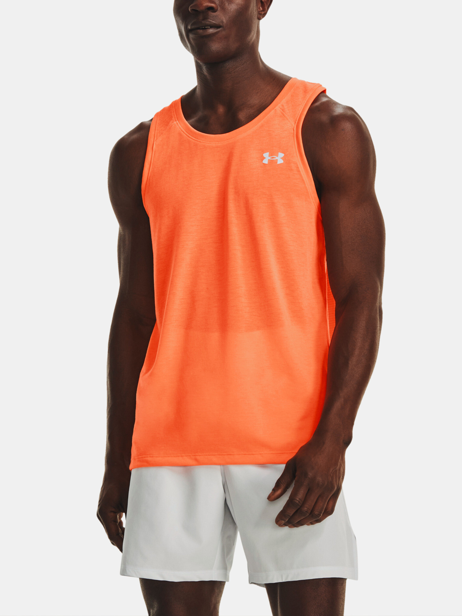 Under Armour UA Streaker Singlet Top Orange - Pepit.gr