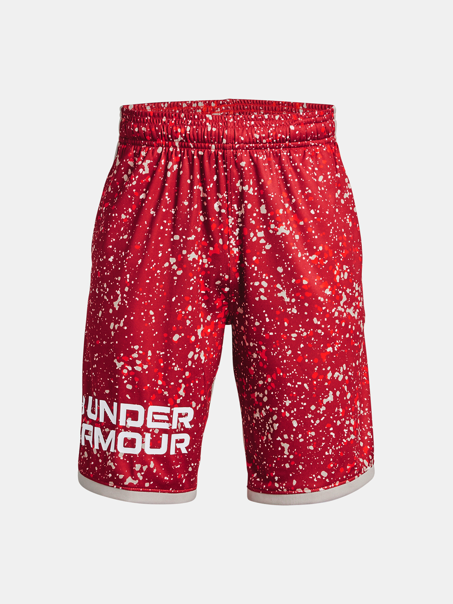 Under Armour UA Stunt 3.0 Plus Kids Shorts Red - Pepit.gr