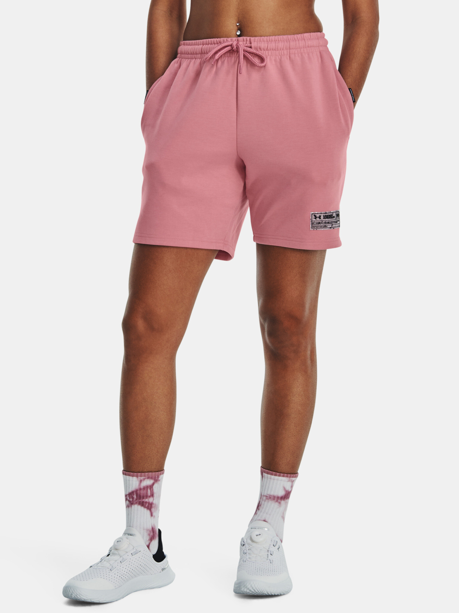 Under Armour UA Summit Knit Shorts Pink - Pepit.gr