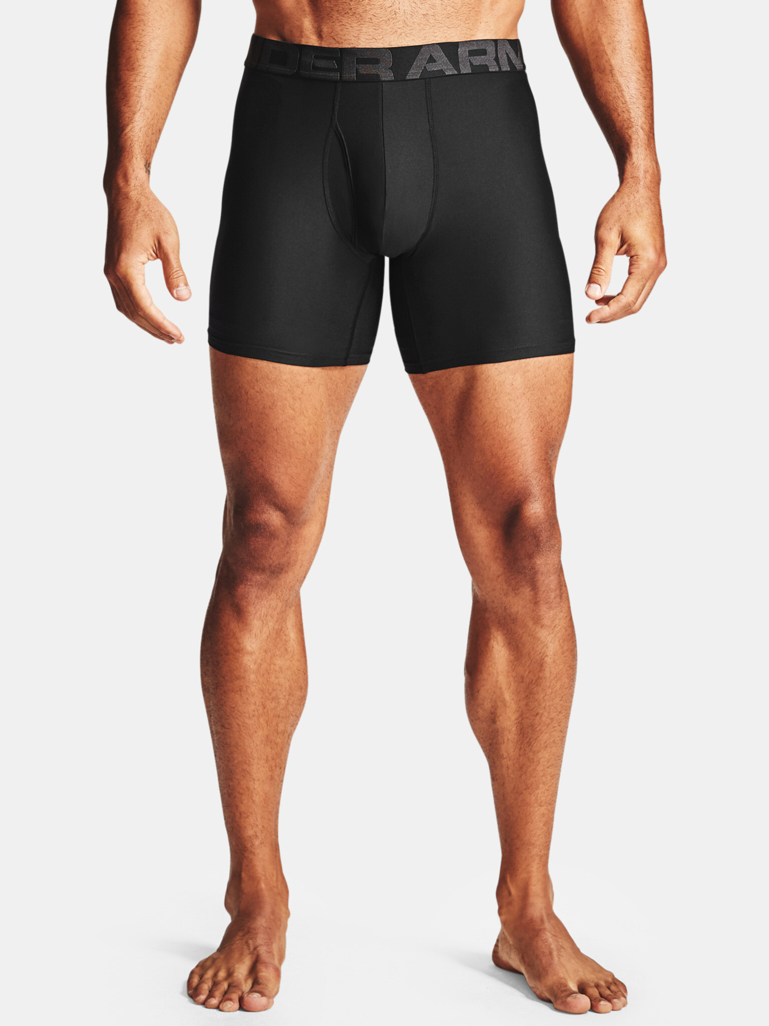 Under Armour UA Tech 6in Boxers 2 pcs Black - Pepit.gr