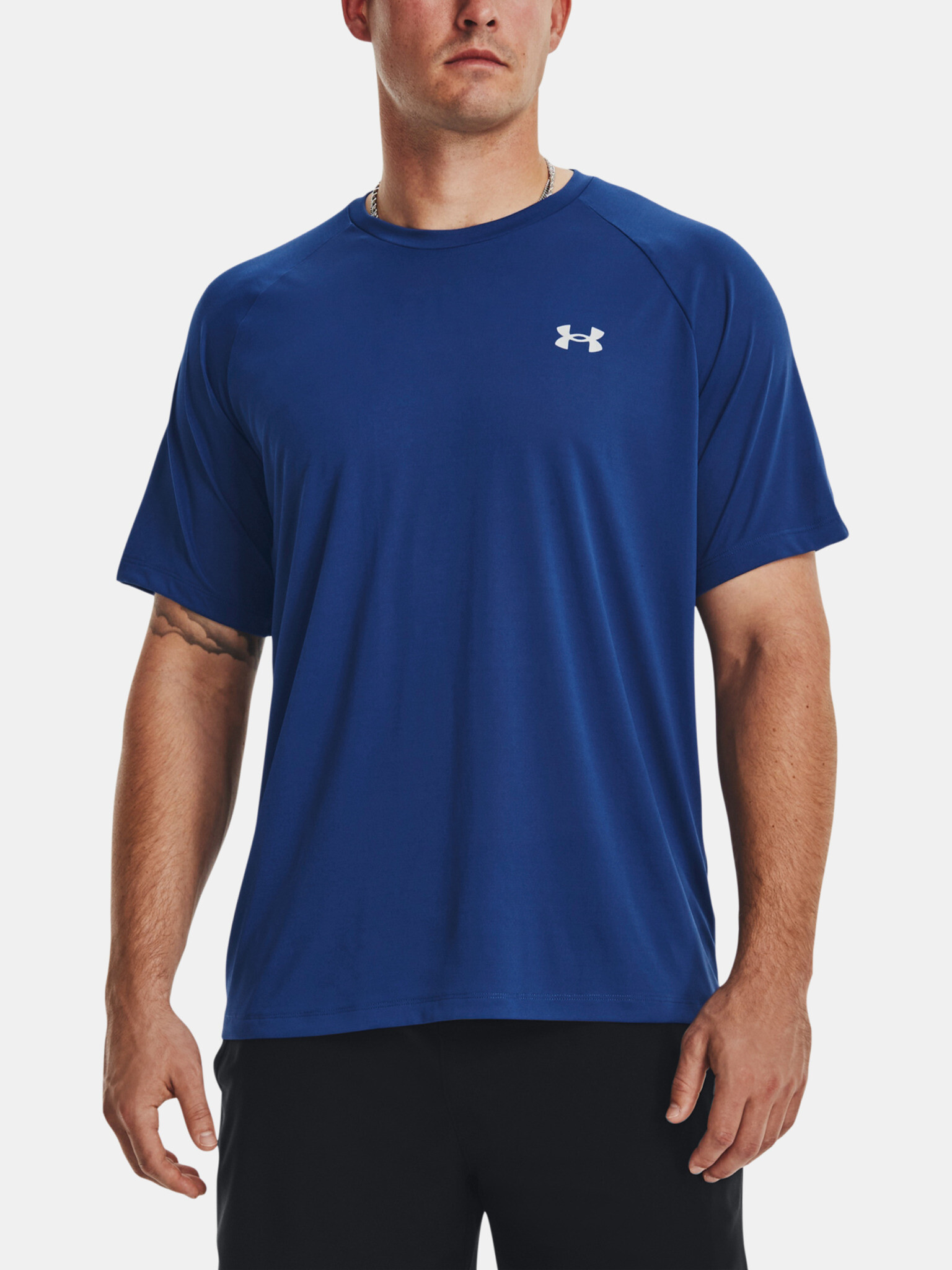 Under Armour UA Tech Reflective SS T-shirt Blue - Pepit.gr