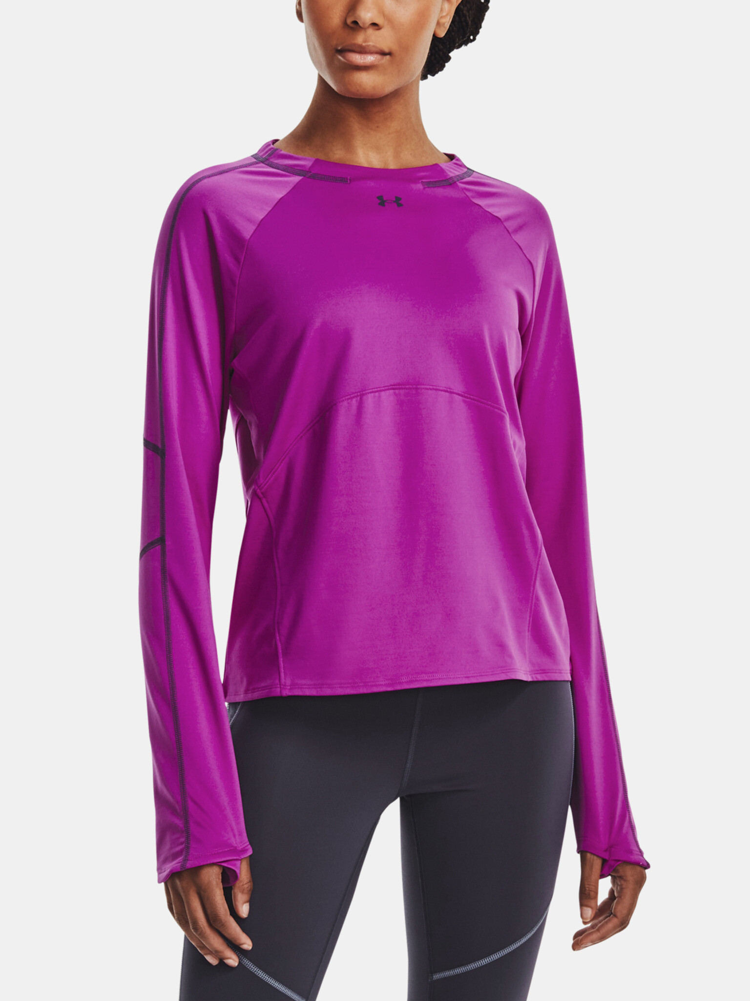 Under Armour UA Train CW Crew T-shirt Violet - Pepit.gr