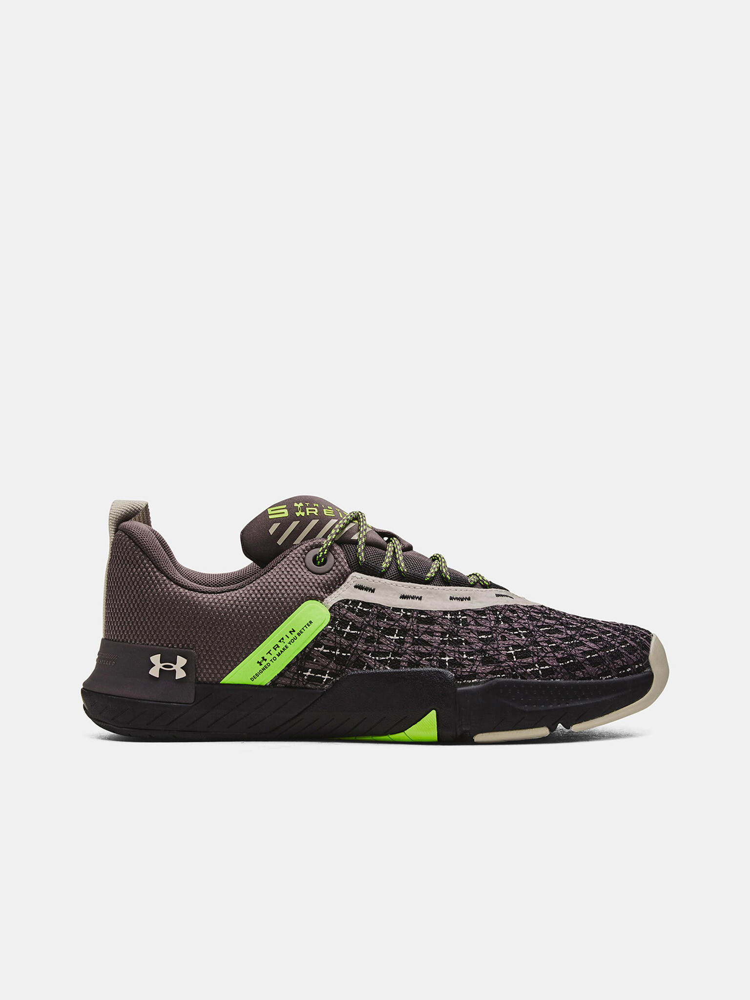 Under Armour UA TriBase Reign 5 Q2 Sneakers Grey - Pepit.gr