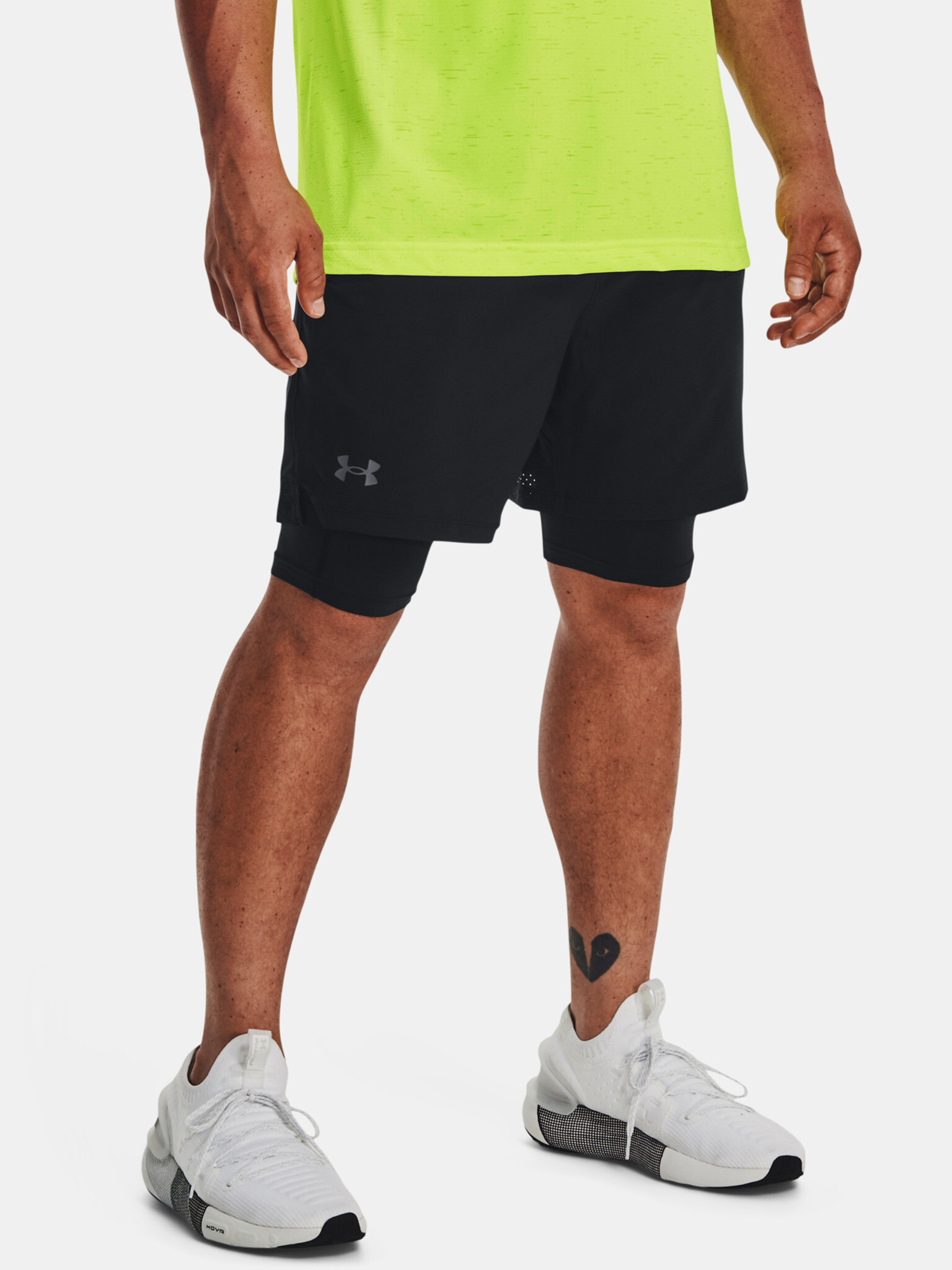 Under Armour UA Vanish Woven 2in1 Sts-BLK Short pants Black - Pepit.gr