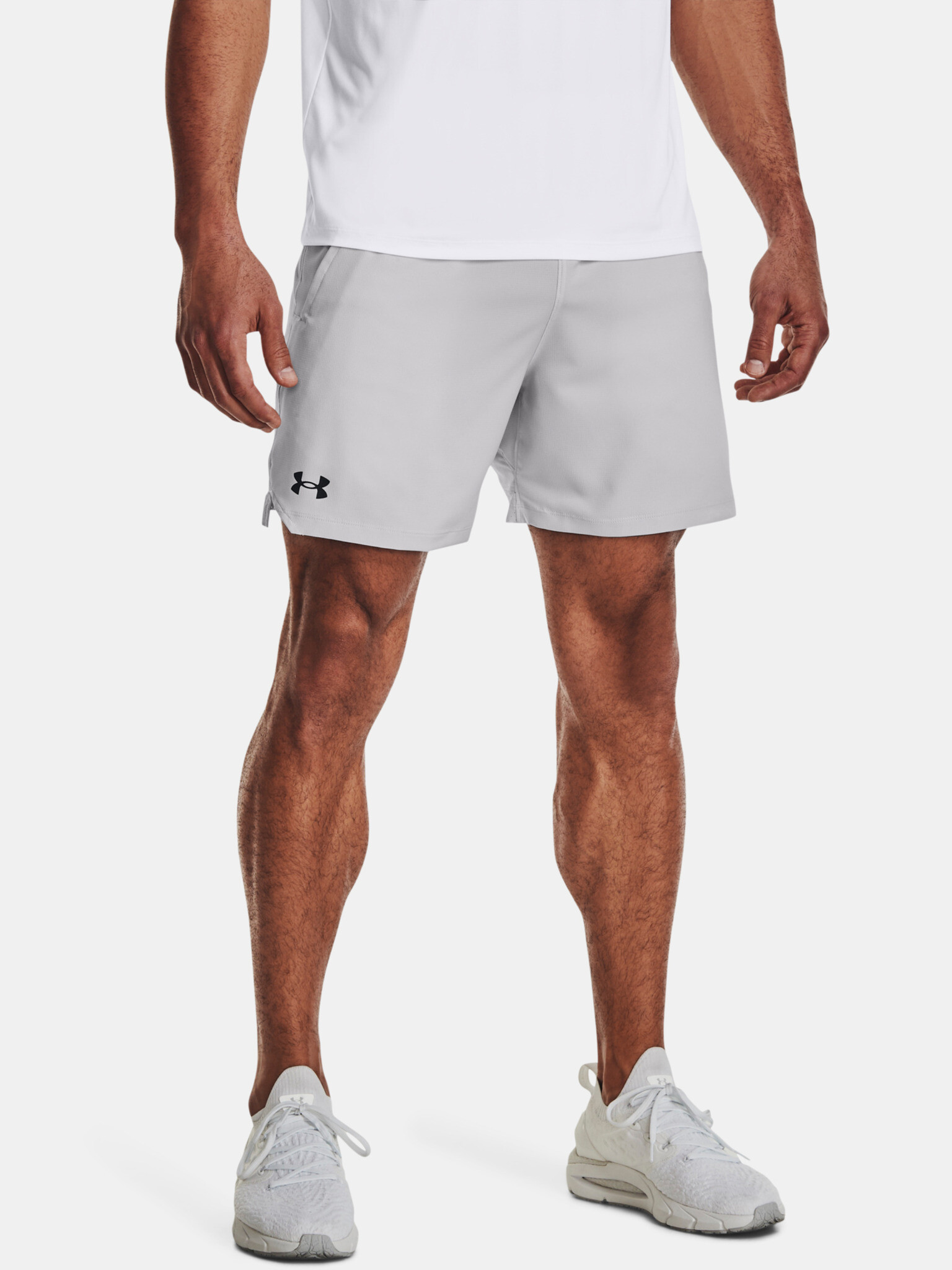 Under Armour UA Vanish Woven 6in Short pants Grey - Pepit.gr