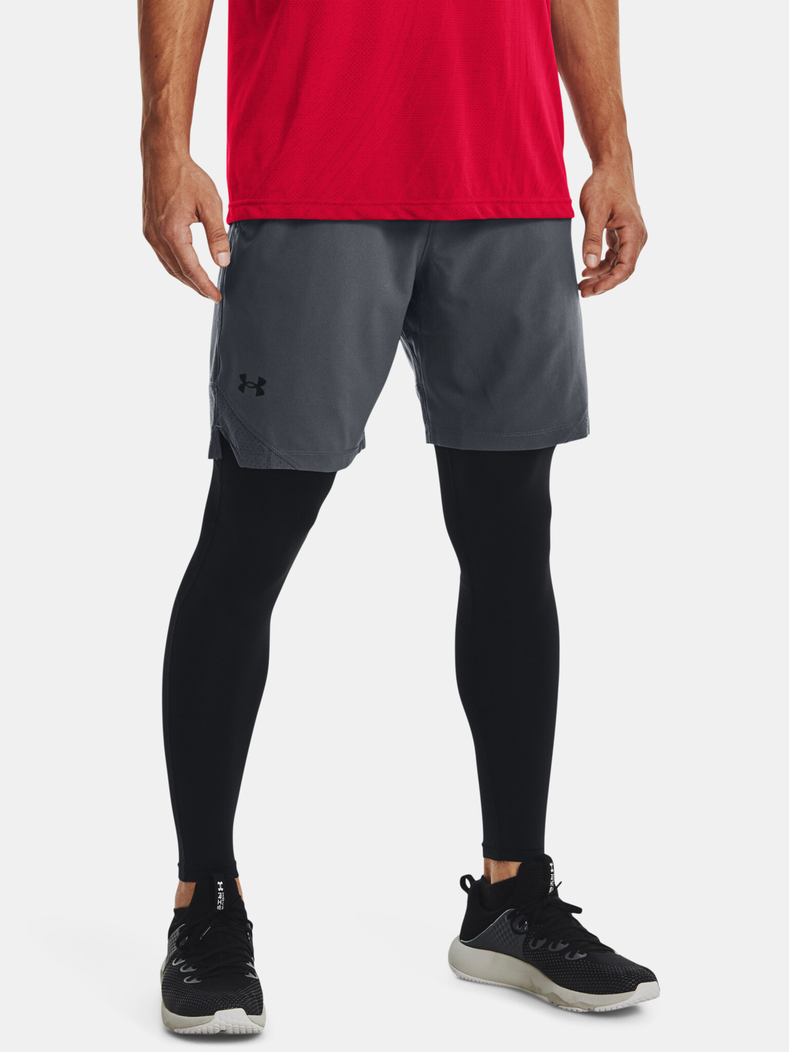 Under Armour UA Vanish Woven 8in Short pants Grey - Pepit.gr