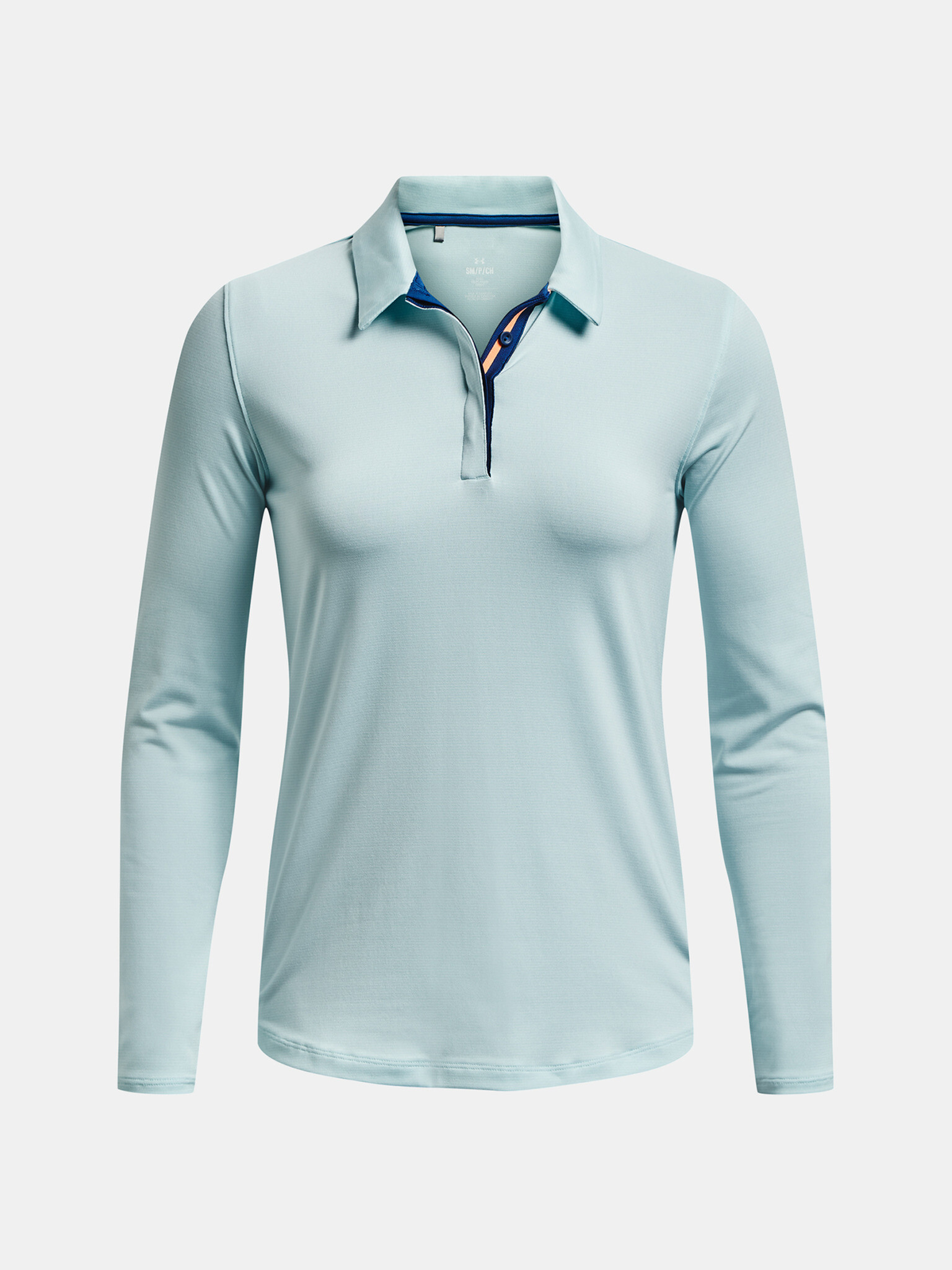 Under Armour UA Zinger MicroStripe LS Polo Shirt Blue - Pepit.gr