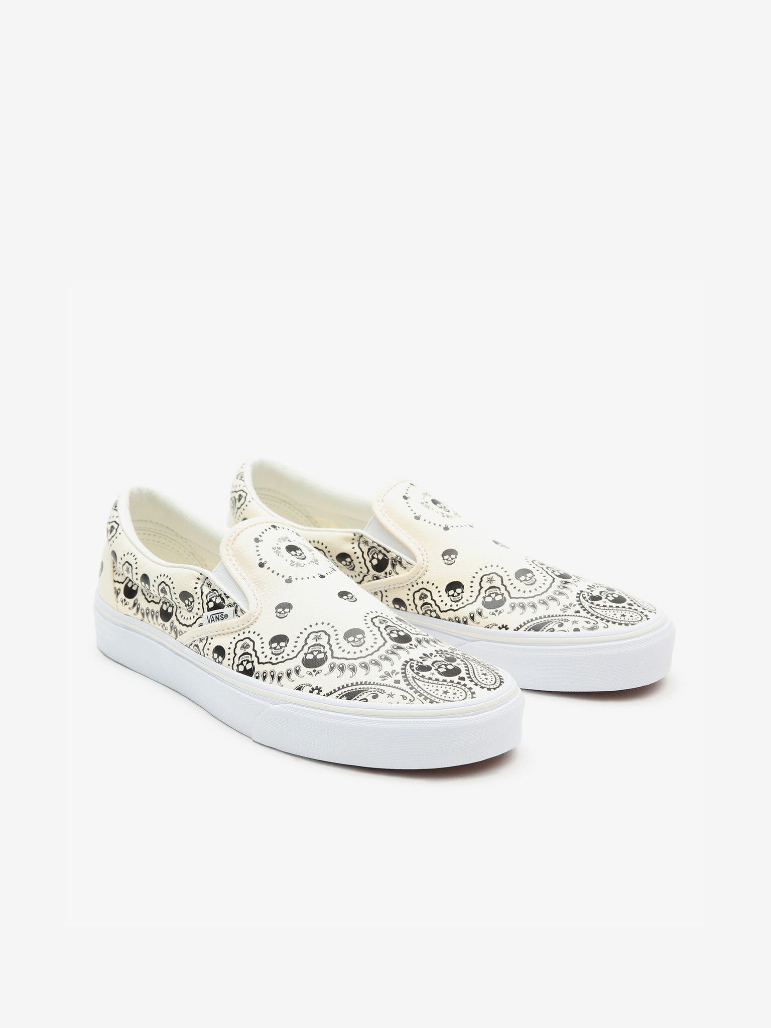 Vans Bandana Classic Slip On White - Pepit.gr