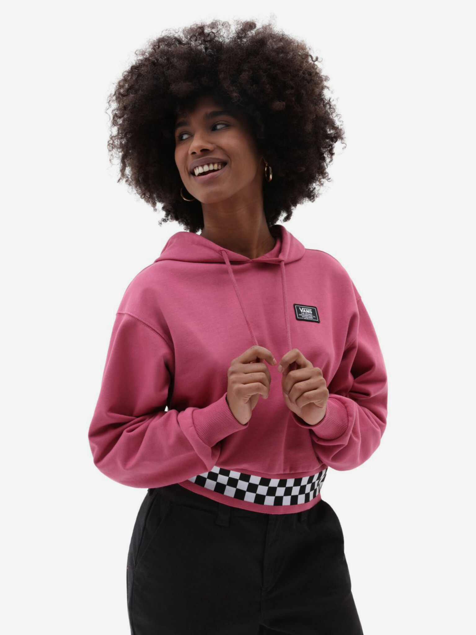 Vans Boom Boom Sweatshirt Pink - Pepit.gr