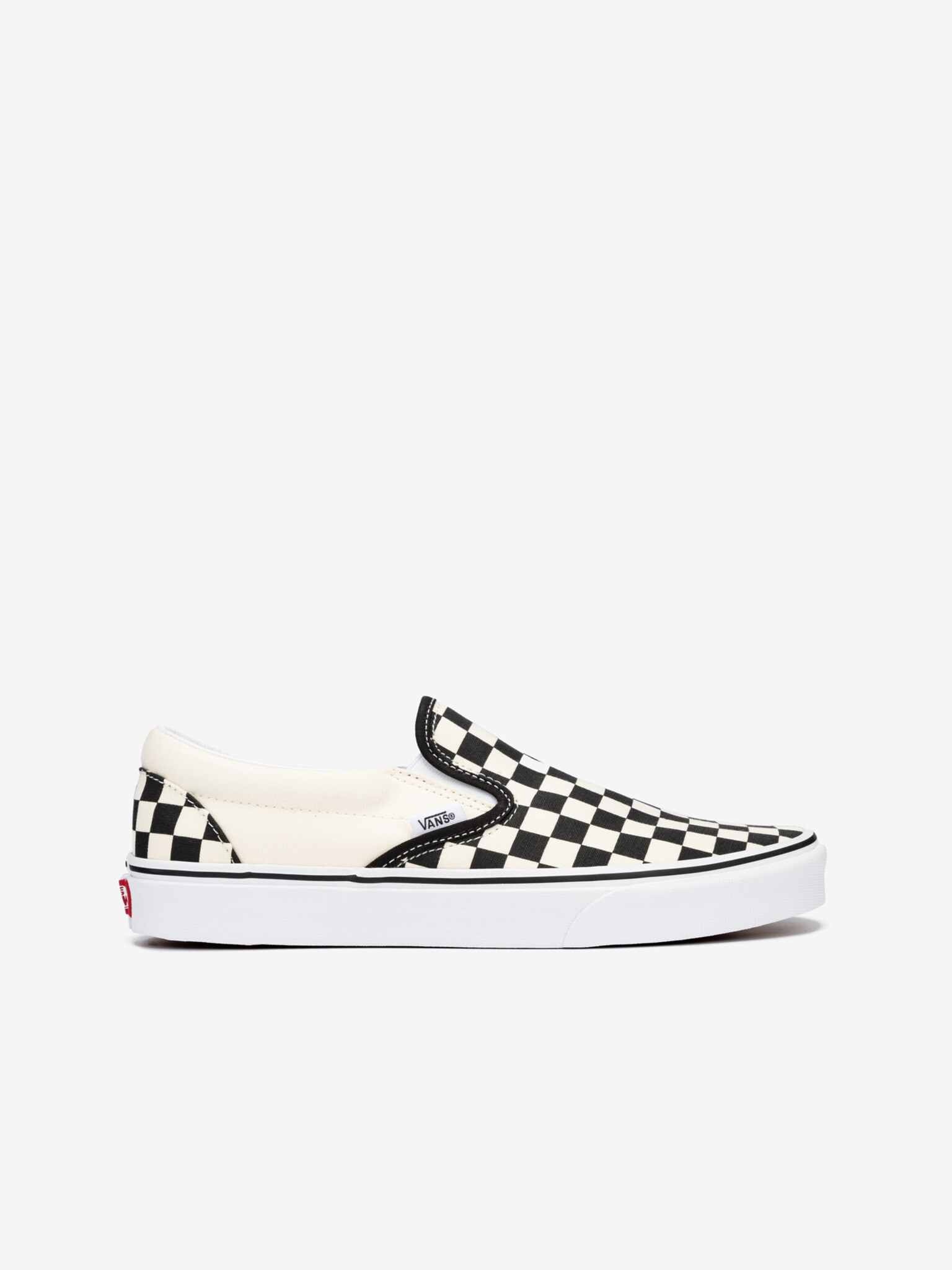 Vans Checkerboard Classic Slip On White - Pepit.gr