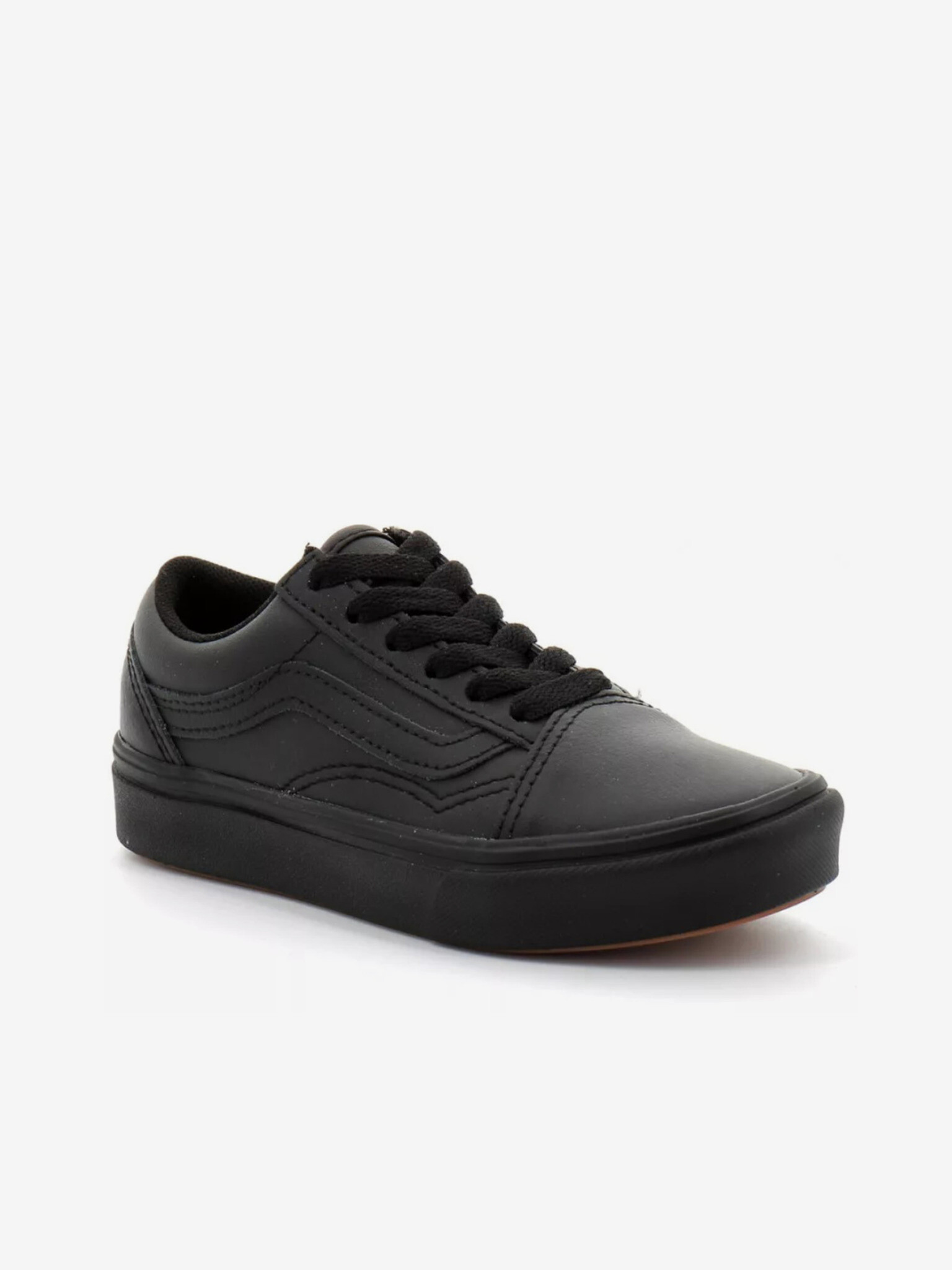 Vans Comfycush Old Skool Classic Tumble Kids Sneakers Black - Pepit.gr