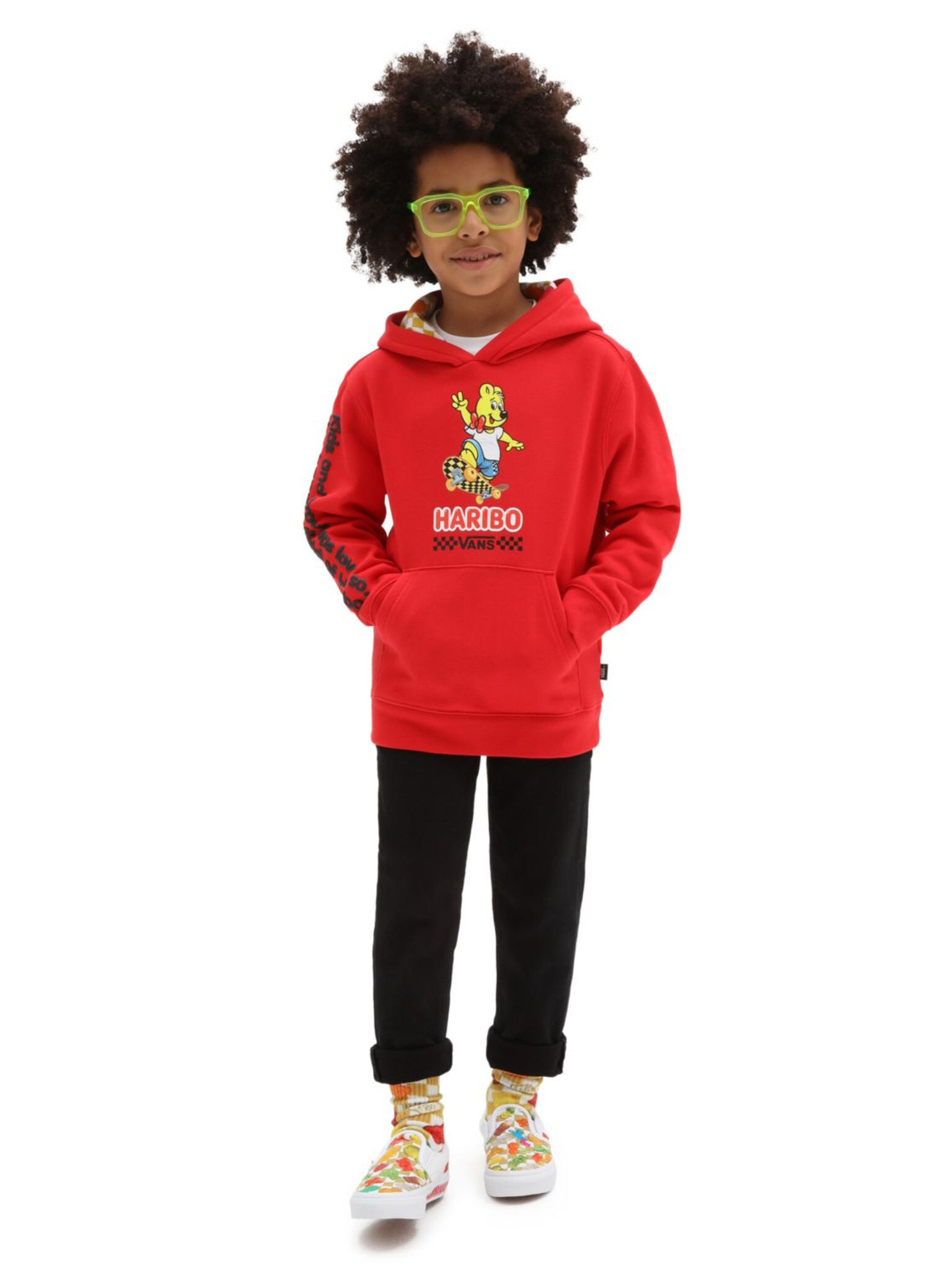 Vans Haribo Kids Sweatshirt Red - Pepit.gr