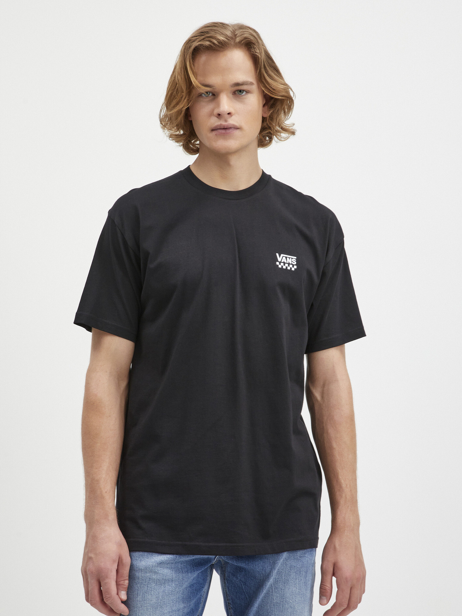 Vans Left Chest Logo II T-shirt Black - Pepit.gr