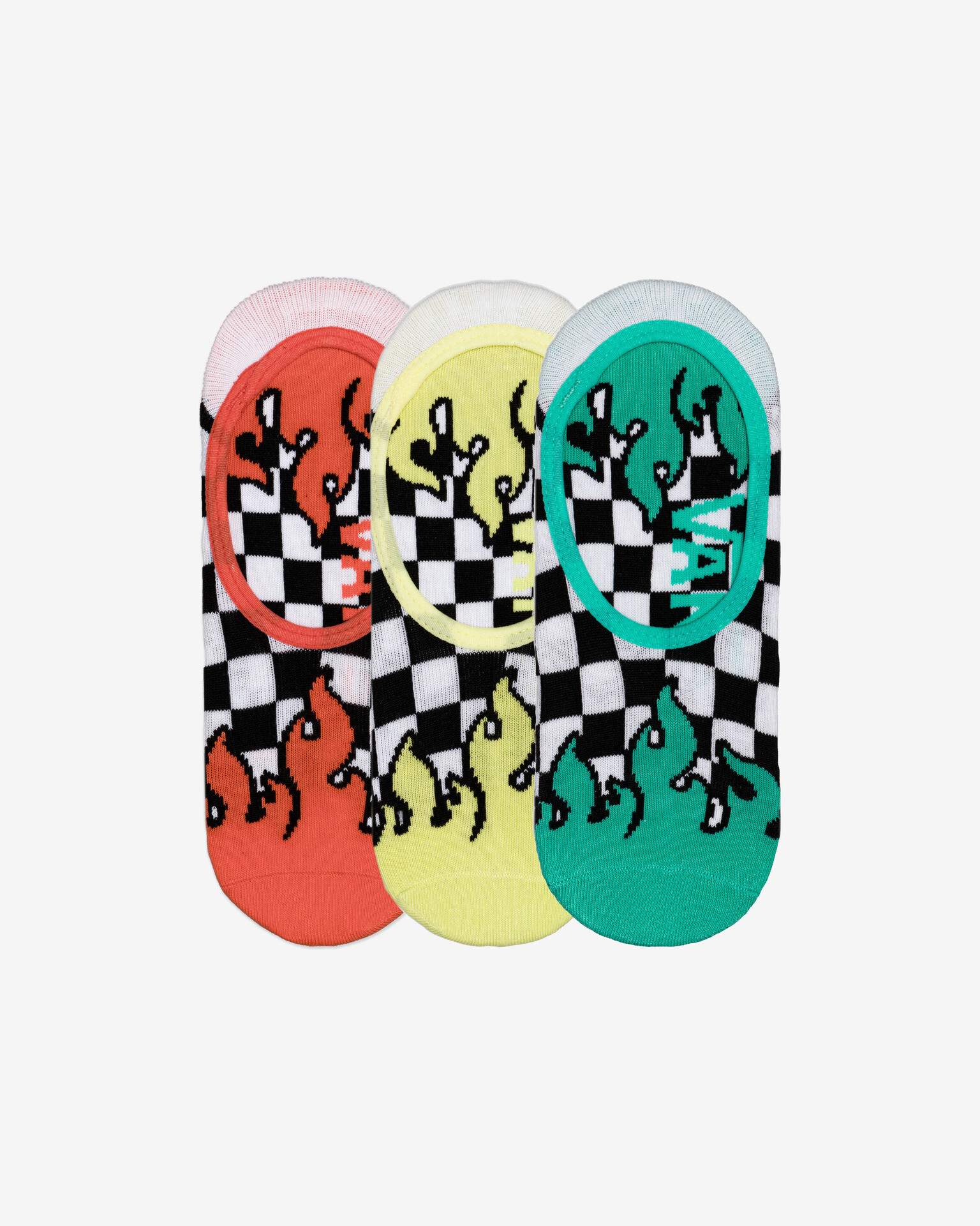 Vans Lightit Set of 3 pairs of socks Colorful - Pepit.gr