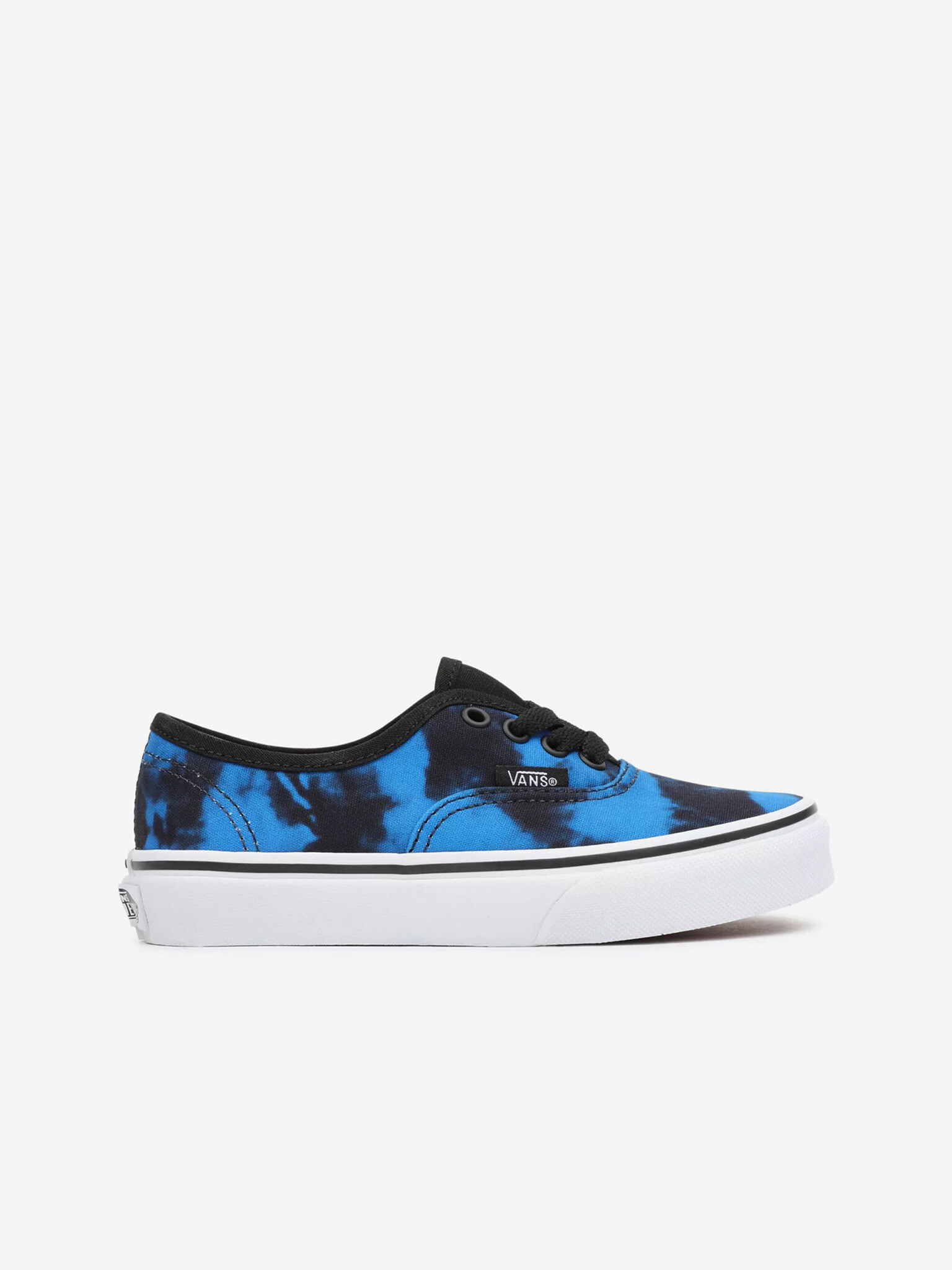 Vans Oversized Tie Dye Authentic Kids Sneakers Blue - Pepit.gr