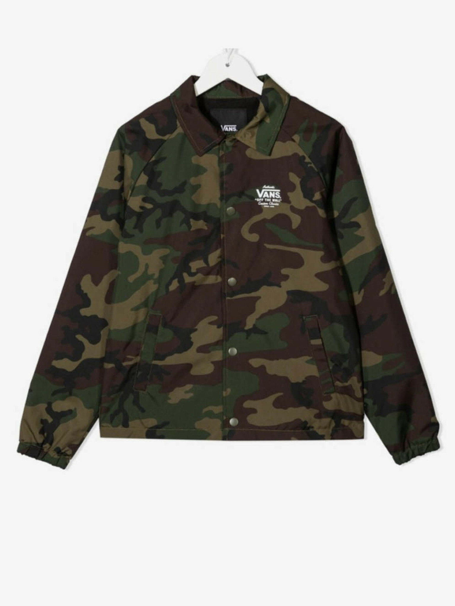 Vans Torrey Boys Camo Kids Jacket Green - Pepit.gr