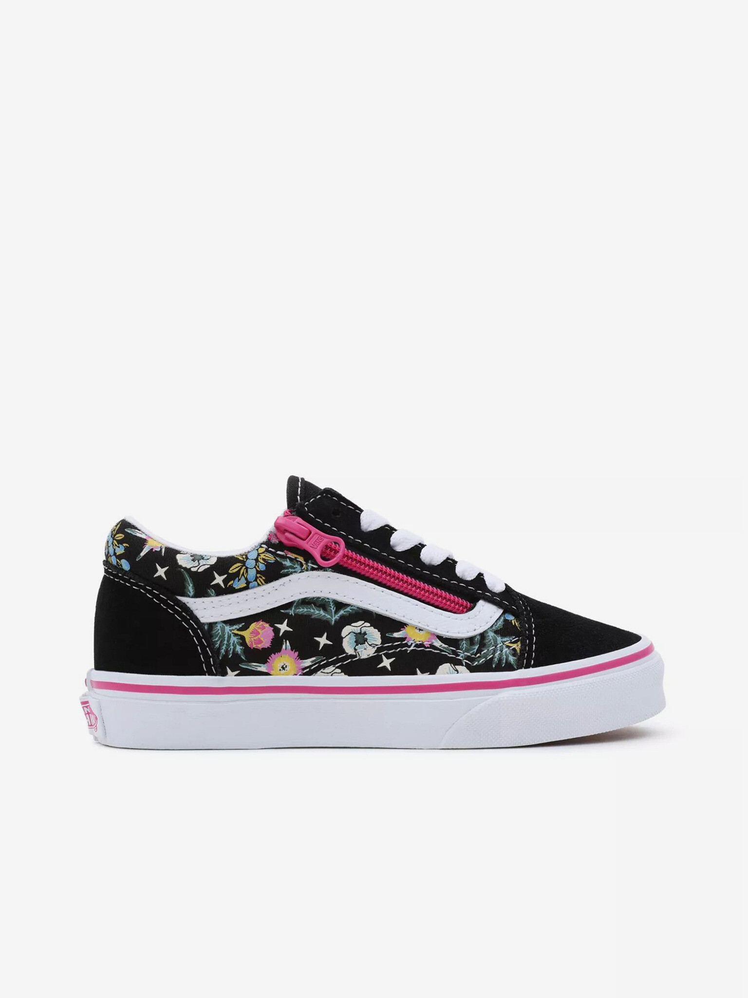 Vans UY Old Skool Zip Kids Sneakers Black - Pepit.gr