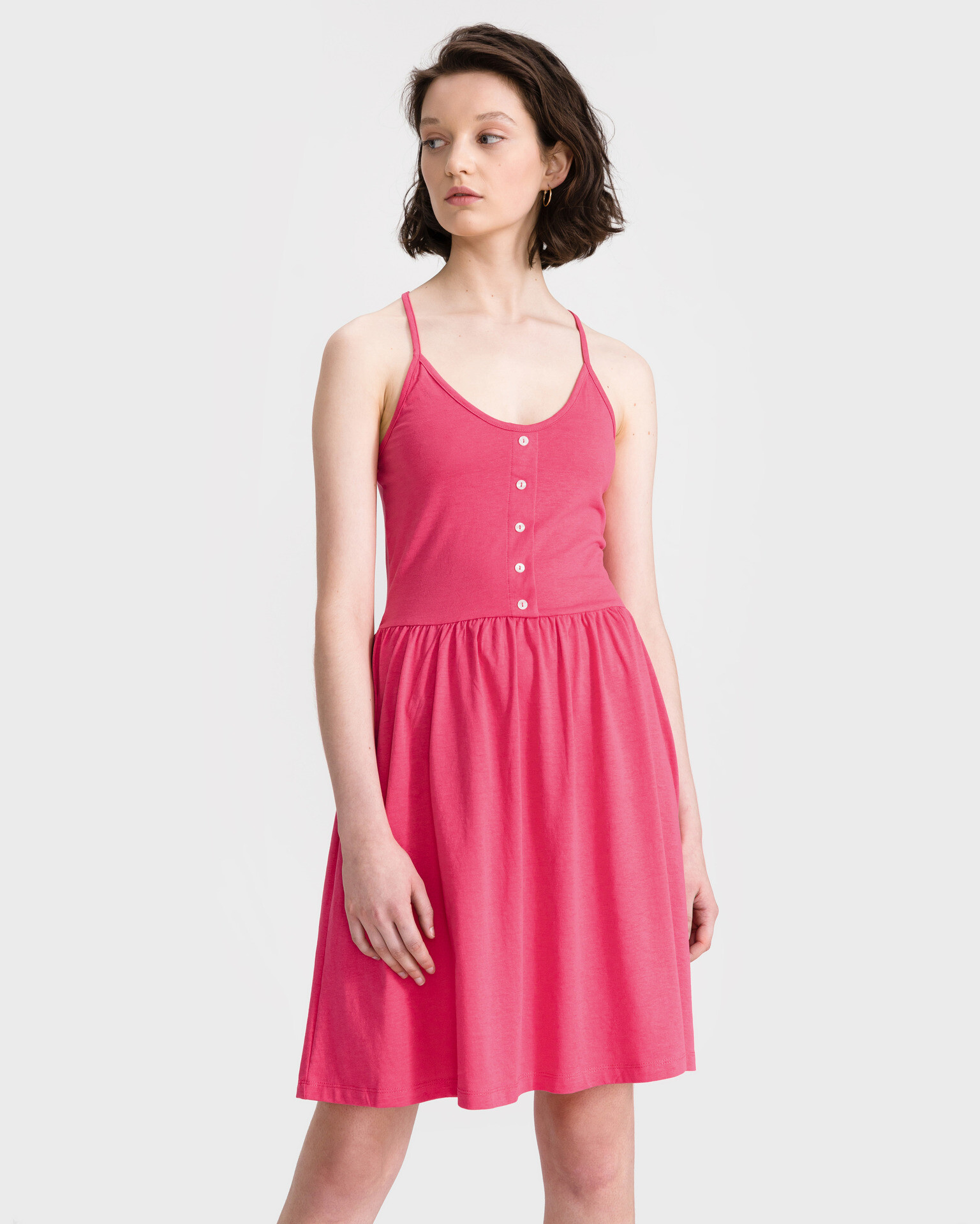 Vero Moda Adarebecca SL Dresses Pink - Pepit.gr