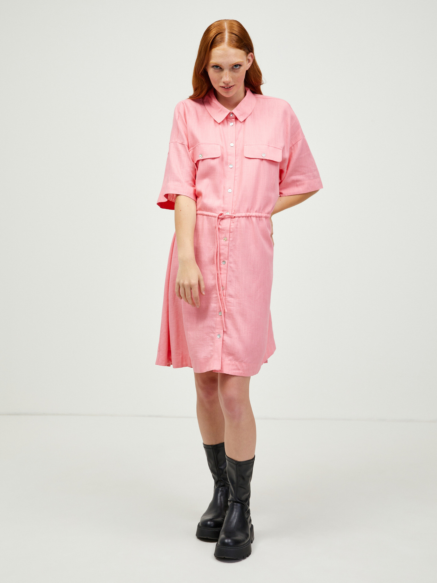 Vero Moda Haf Dresses Pink - Pepit.gr