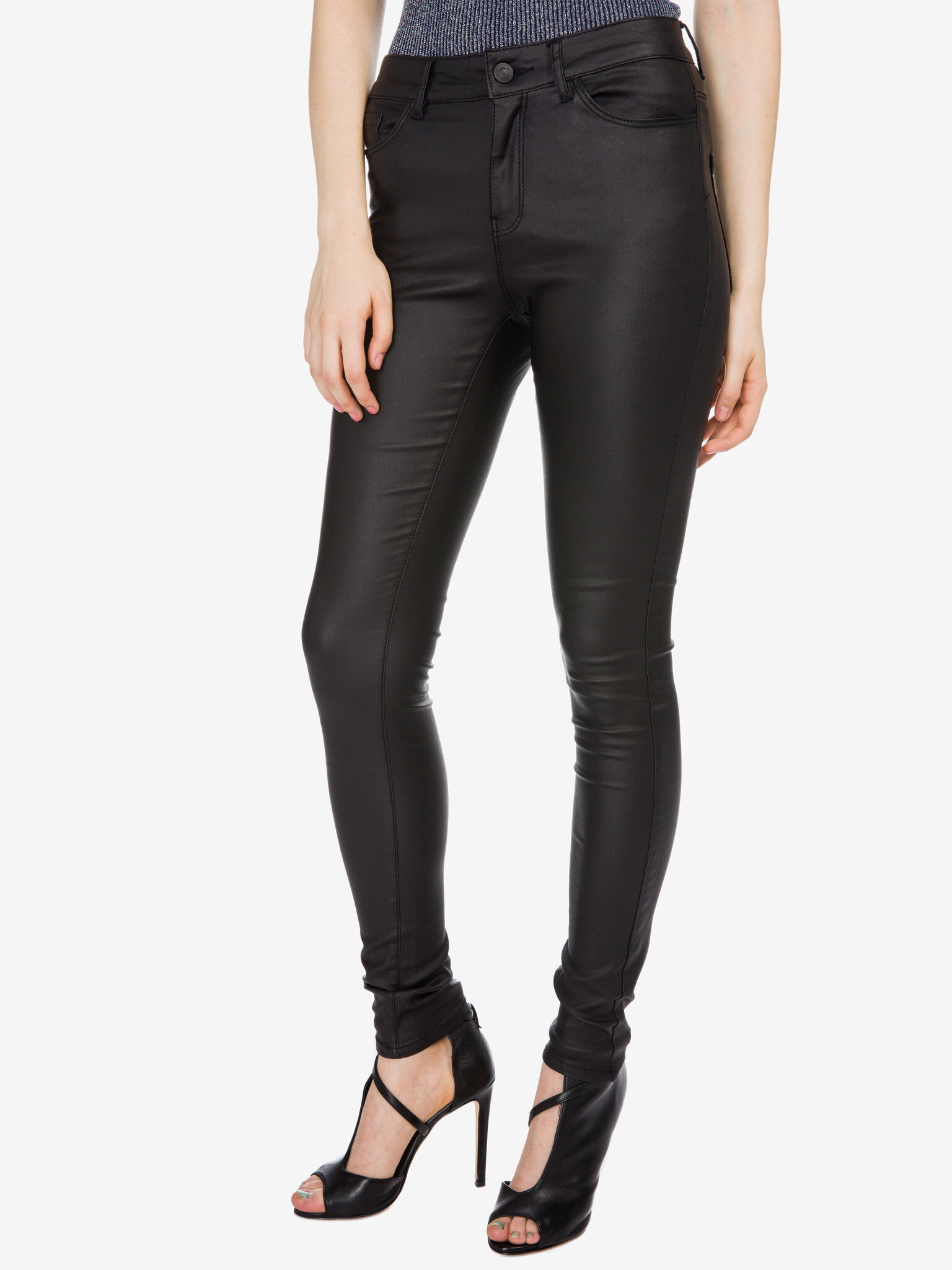 Vero Moda Seven Trousers Black - Pepit.gr