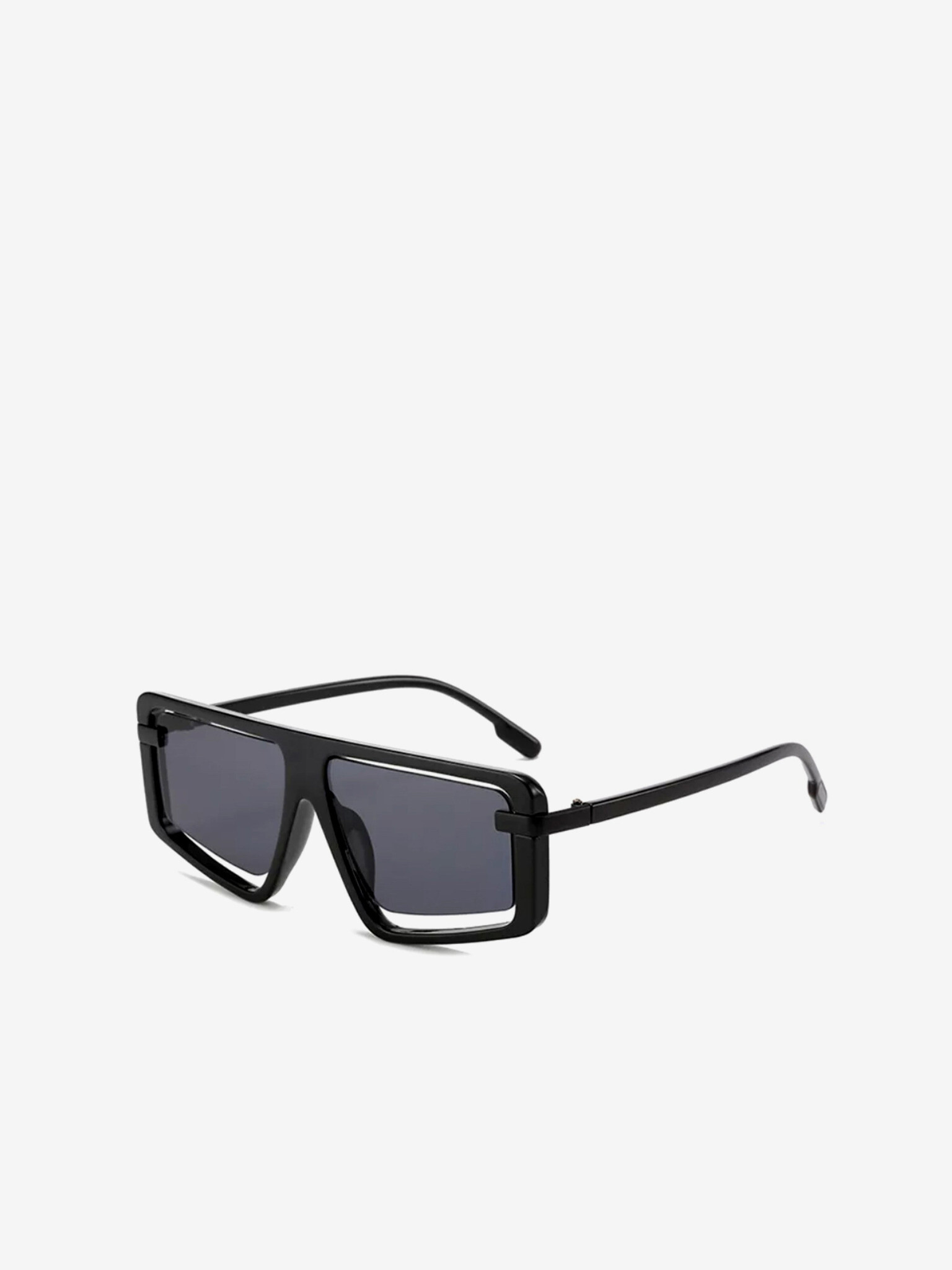 VEYREY Oversize Jonas Sunglasses Black - Pepit.gr