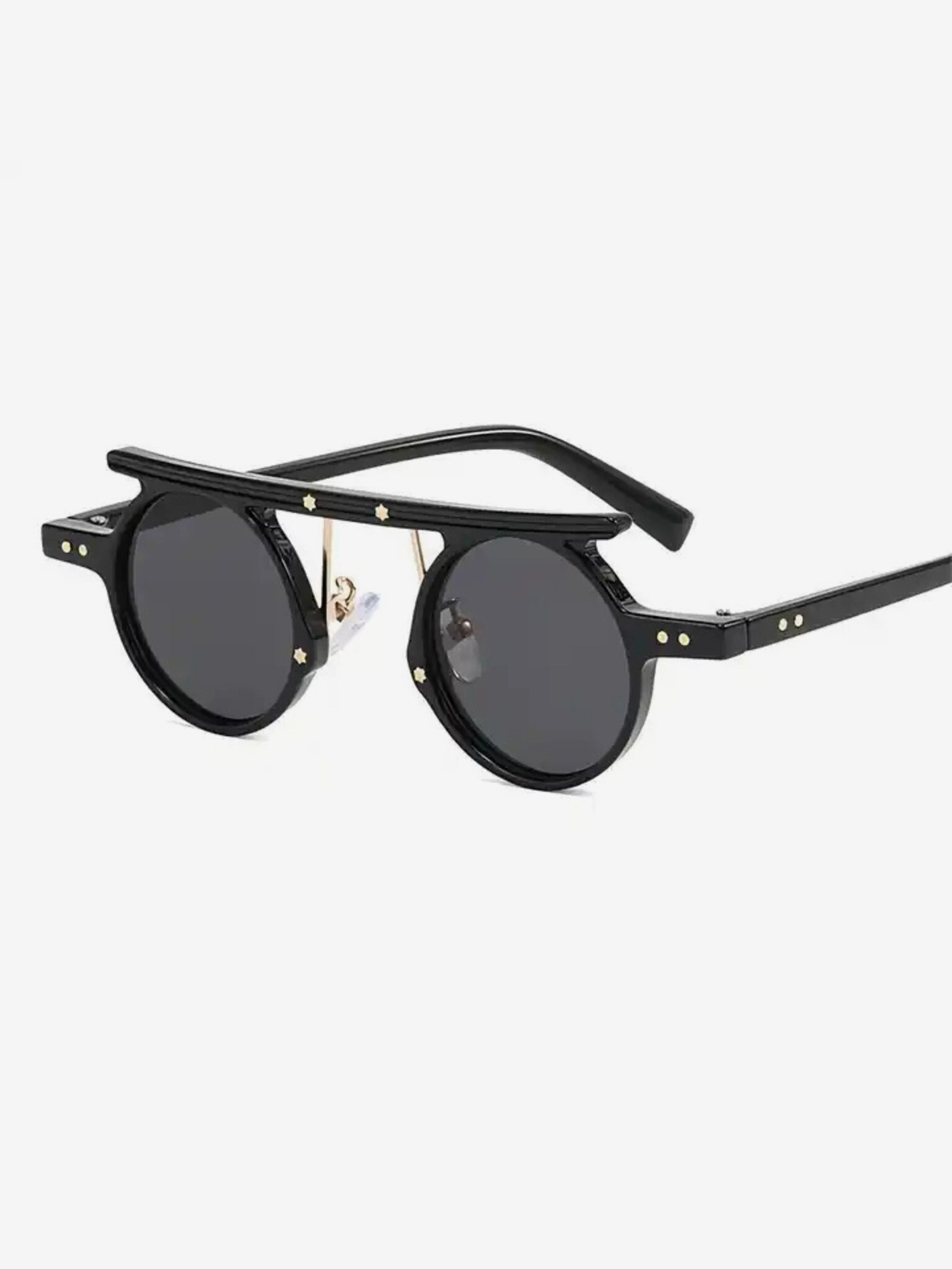 VEYREY Steampunk Punnyostion Sunglasses Black - Pepit.gr