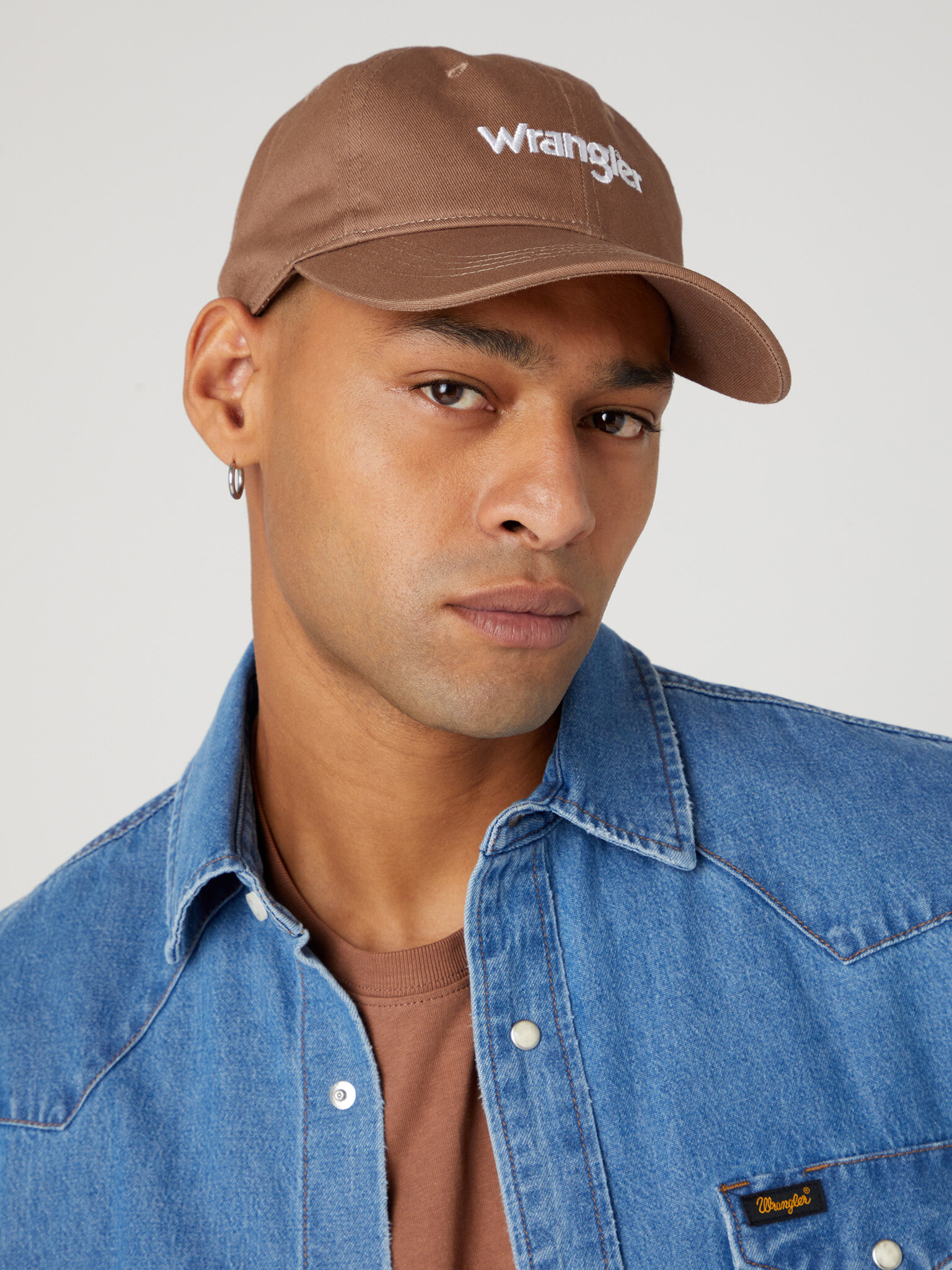 Wrangler Cap Brown - Pepit.gr