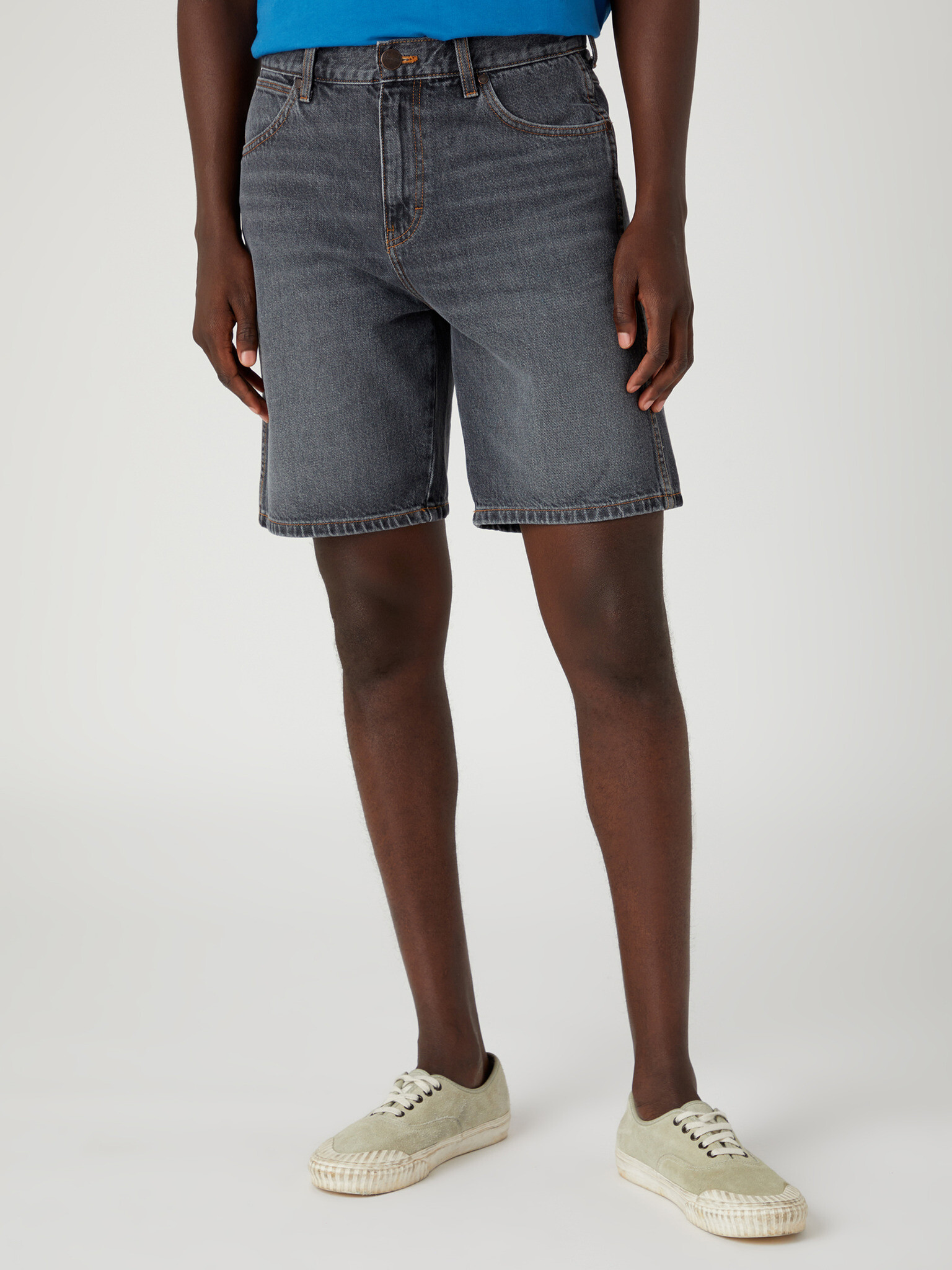 Wrangler Short pants Grey - Pepit.gr