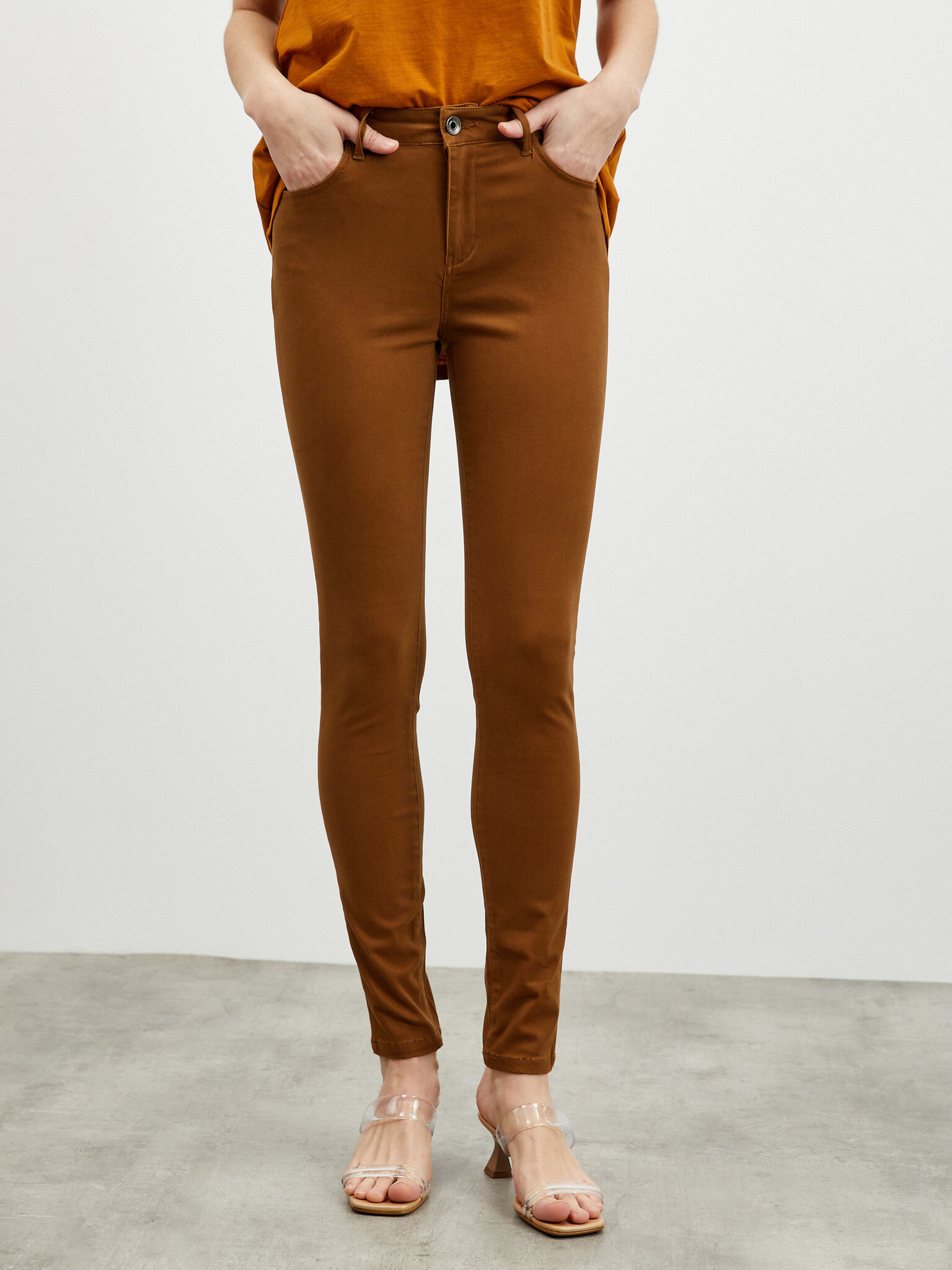 ZOOT.lab Anna 2 Trousers Brown - Pepit.gr