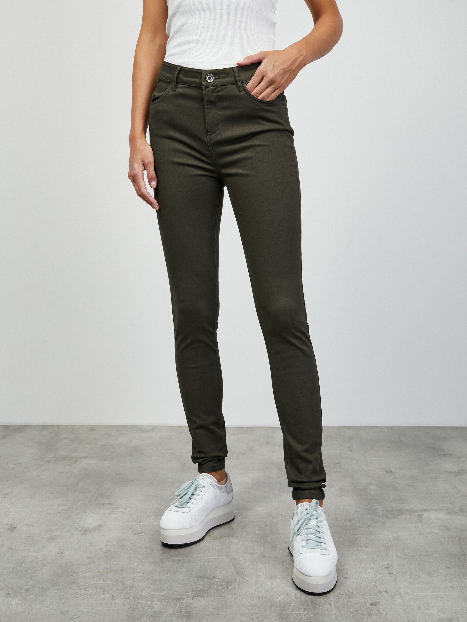 ZOOT.lab Anna Trousers Green - Pepit.gr