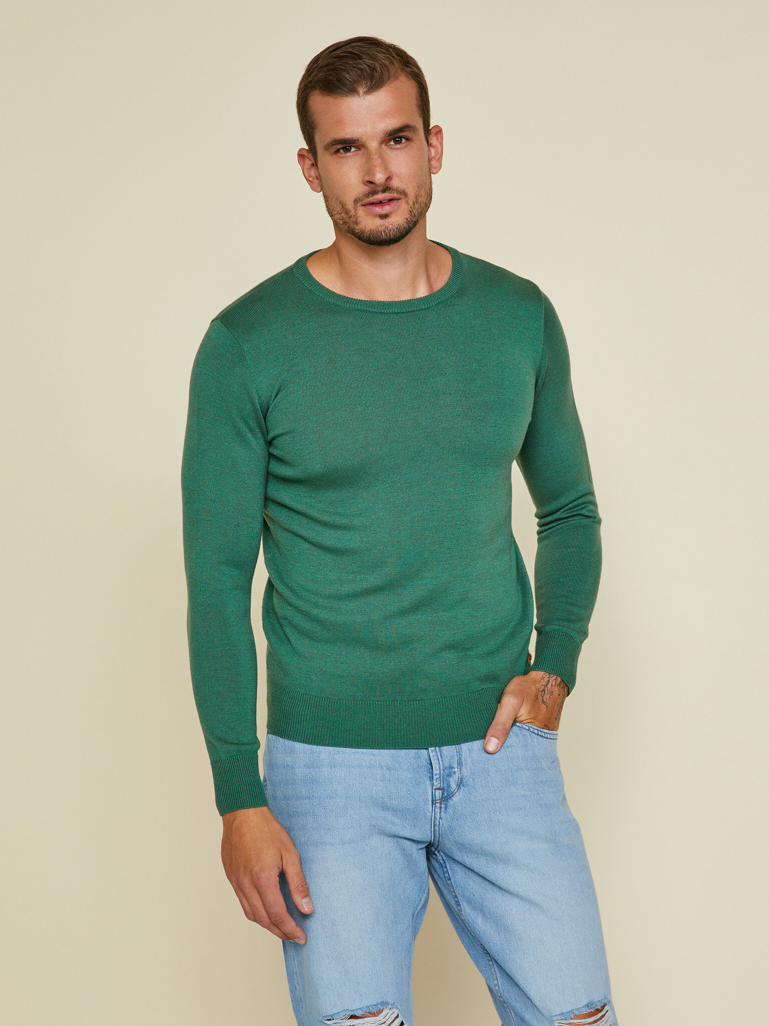 ZOOT.lab Ferit Sweater Green - Pepit.gr