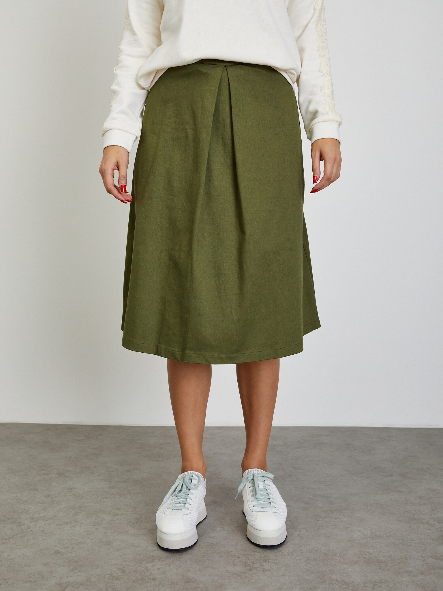 ZOOT.lab Kinga Skirt Green - Pepit.gr