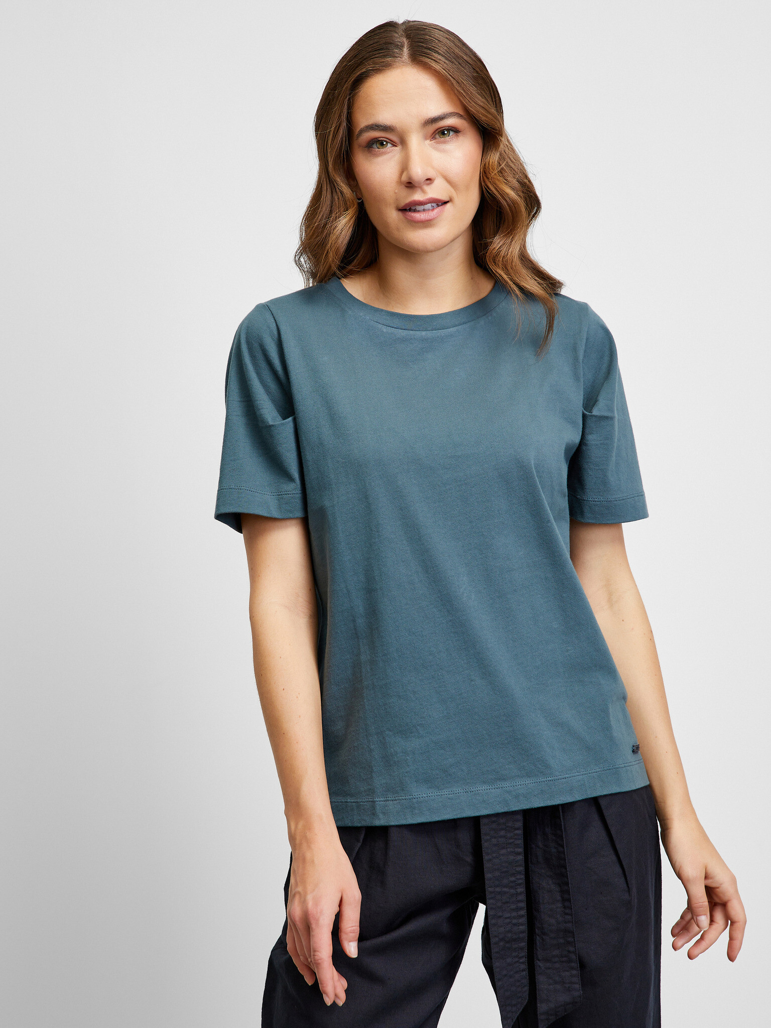 ZOOT.lab Leora T-shirt Green - Pepit.gr