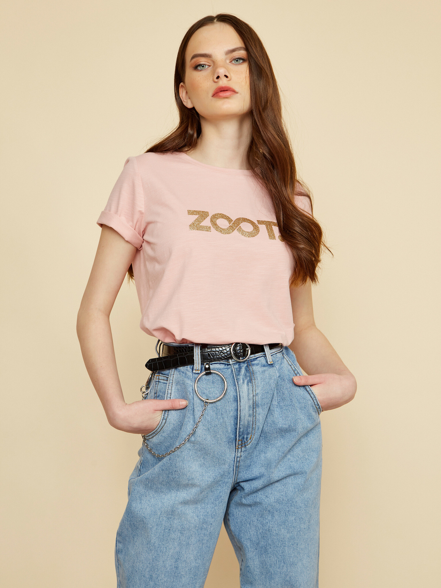 ZOOT.lab Lucy T-shirt Pink - Pepit.gr