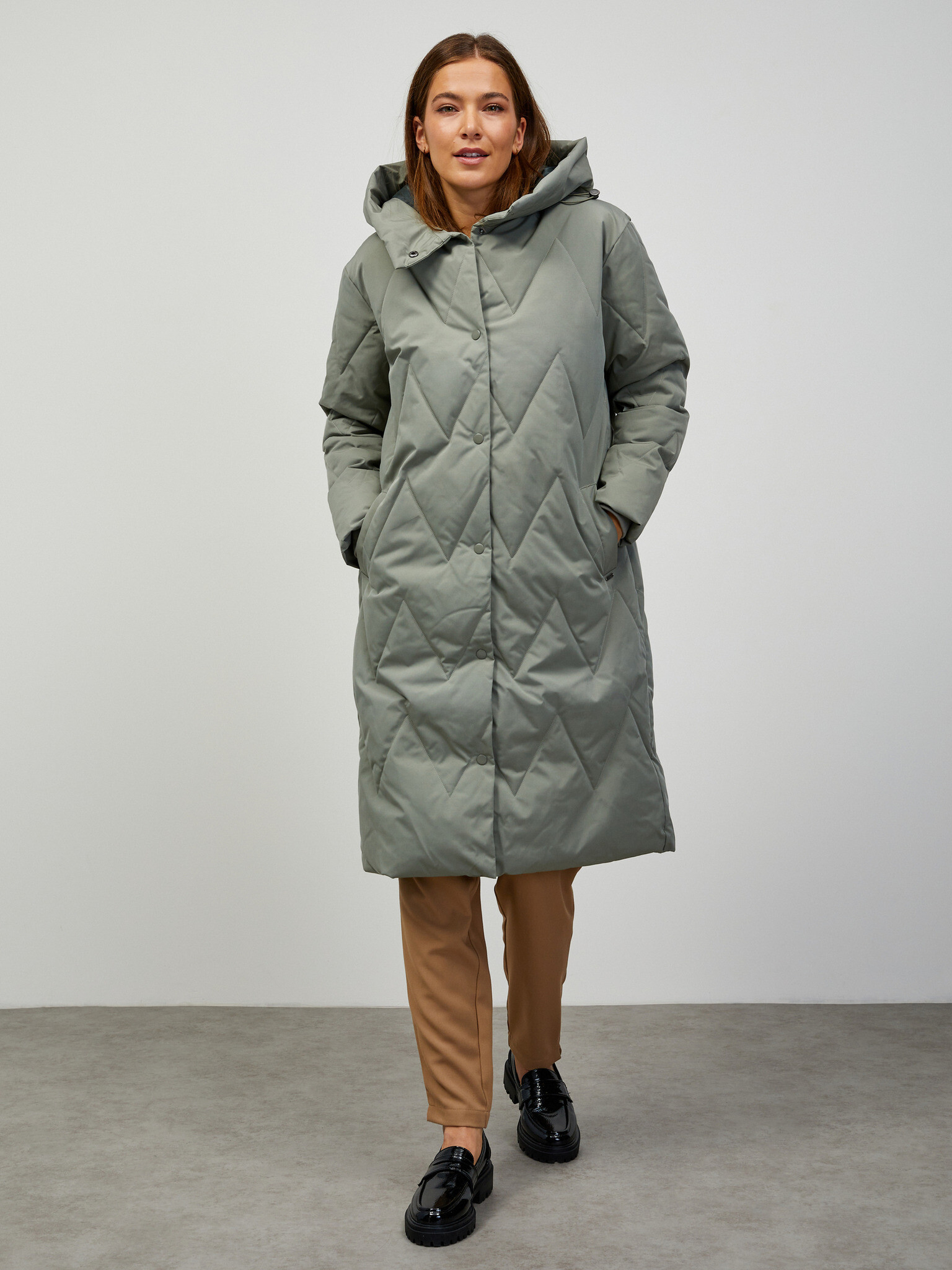 ZOOT.lab Marlen Coat Green - Pepit.gr