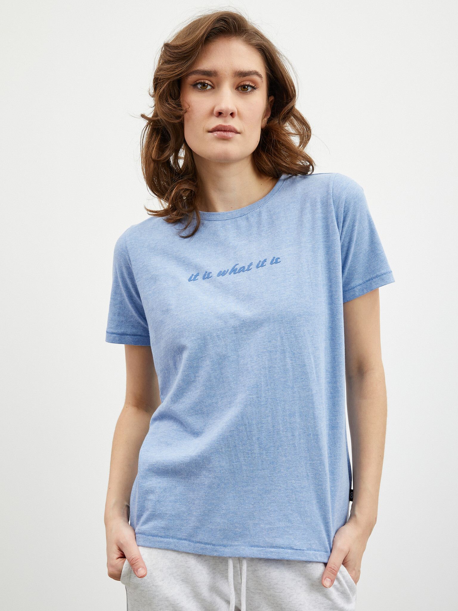 ZOOT.lab Michelle T-shirt Blue - Pepit.gr