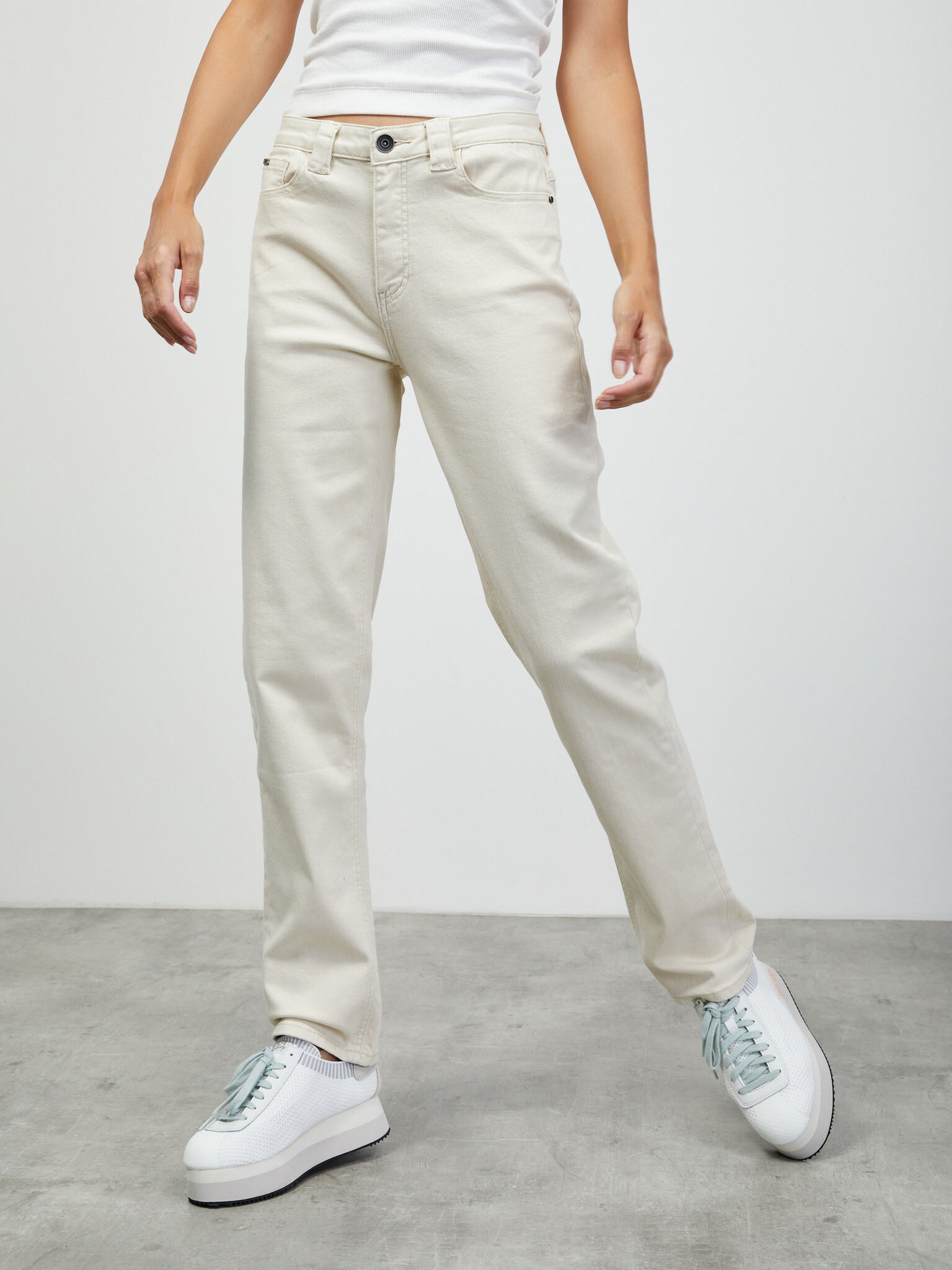 ZOOT.lab Quinn Jeans White - Pepit.gr