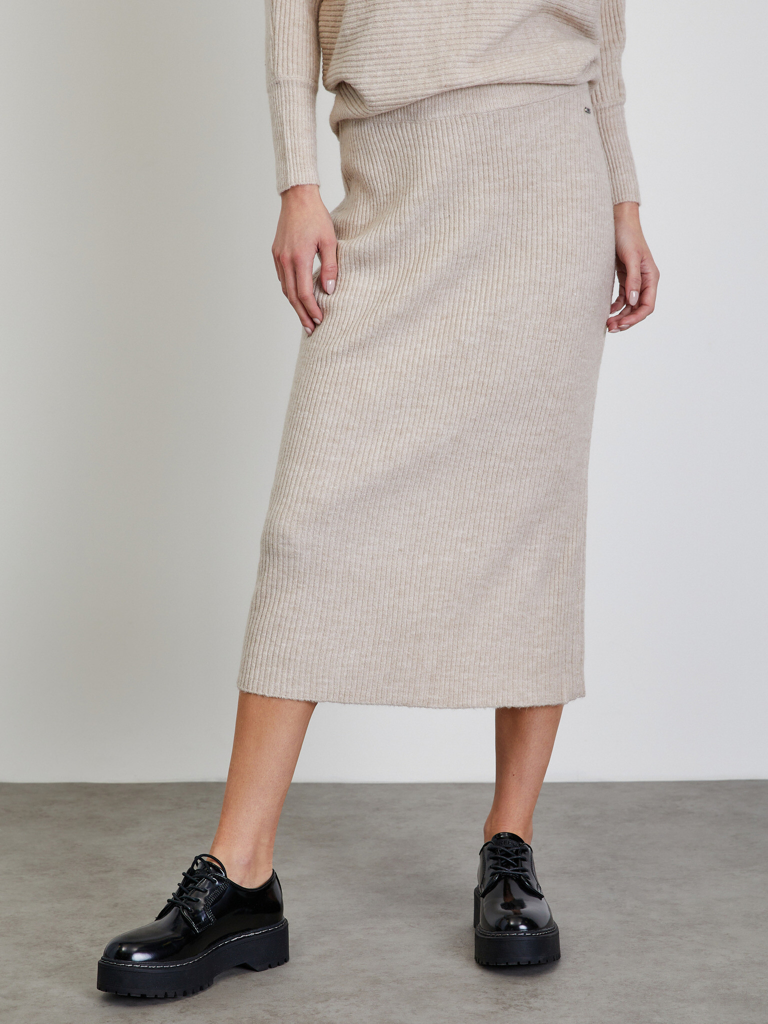 ZOOT.lab Skirt Beige - Pepit.gr