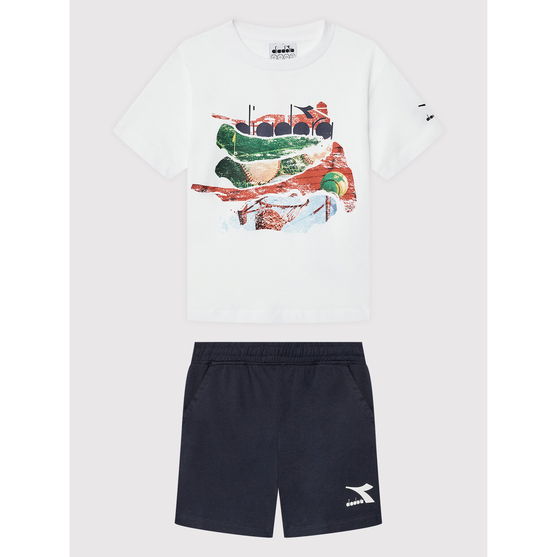 Diadora Σετ t-shirt και αθλητικό σορτς - Pepit.gr