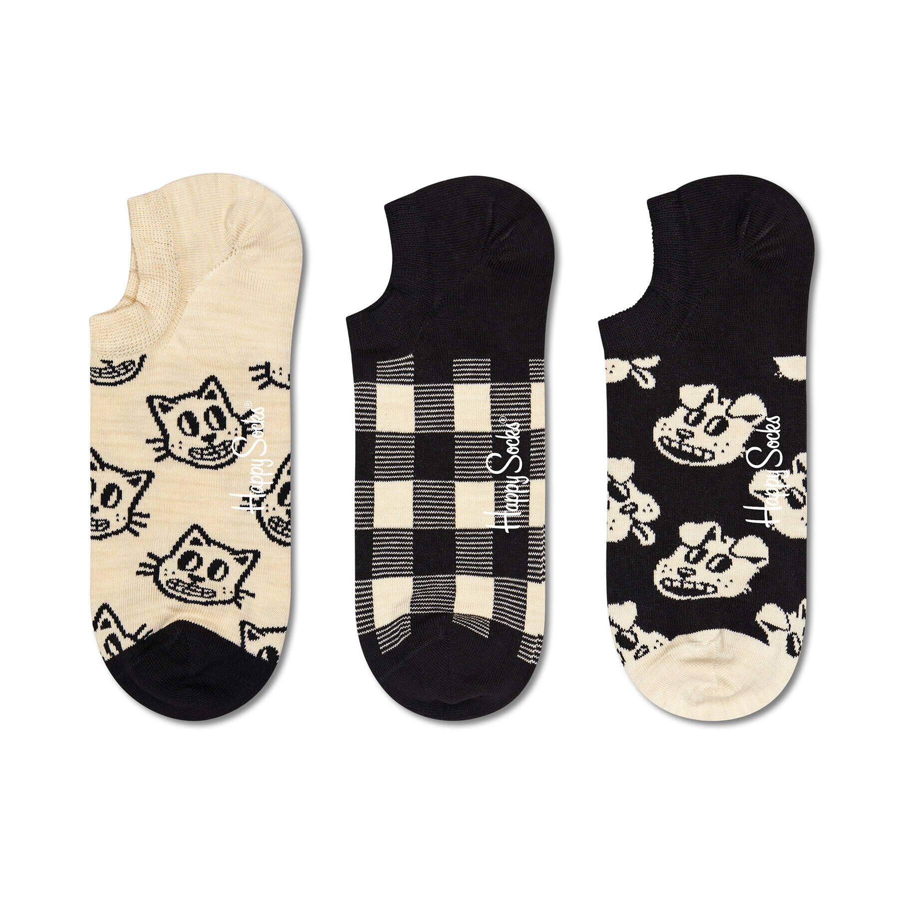 Happy Socks Σετ 2 ζευγάρια κοντές κάλτσες unisex - Pepit.gr