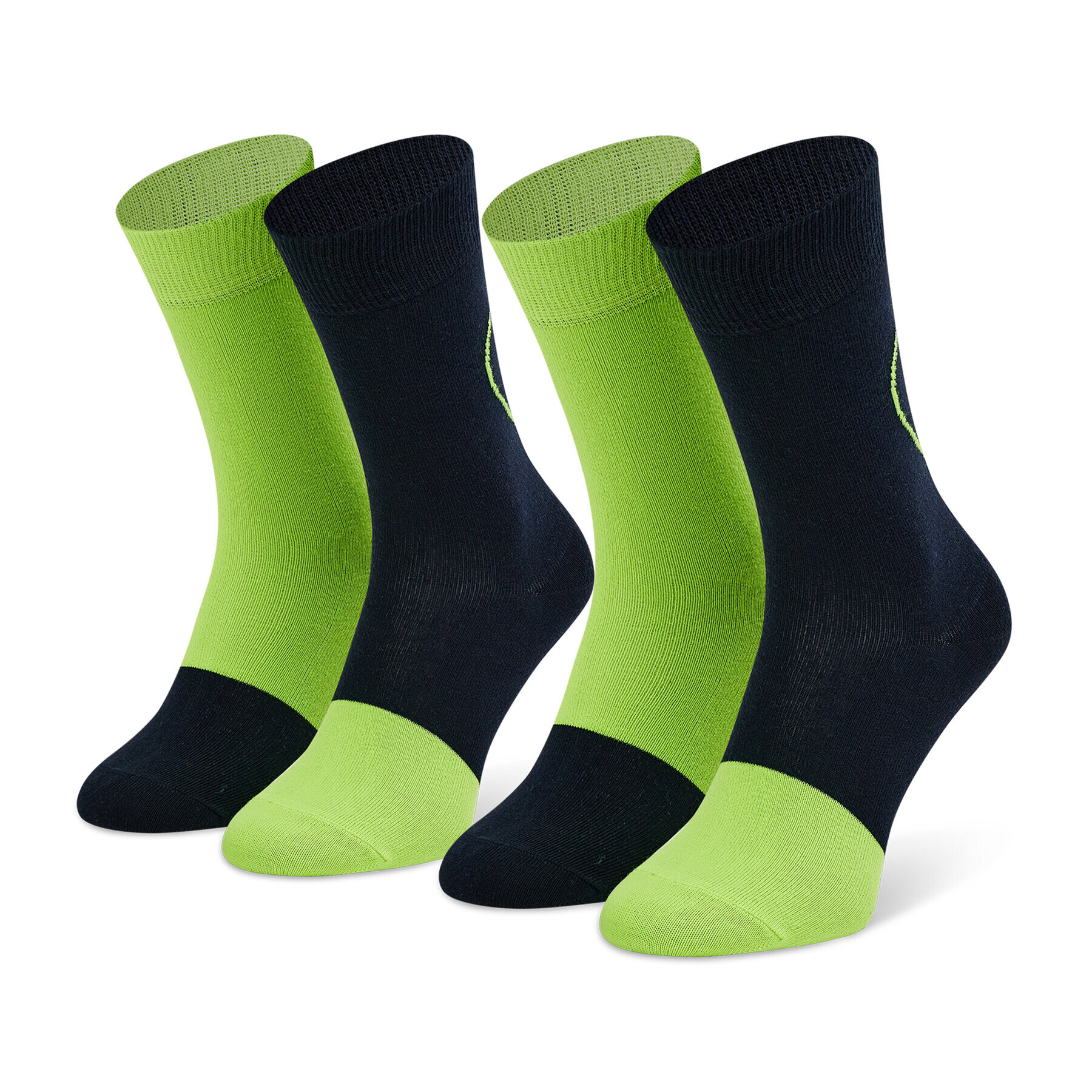 Happy Socks Σετ 2 ζευγάρια ψηλές κάλτσες unisex - Pepit.gr