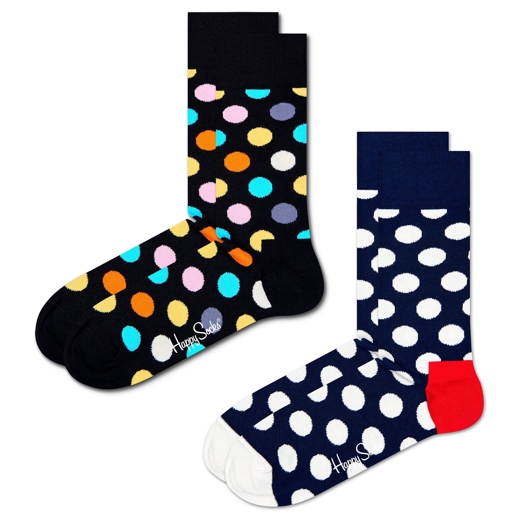 Happy Socks Σετ 2 ζευγάρια ψηλές κάλτσες unisex - Pepit.gr