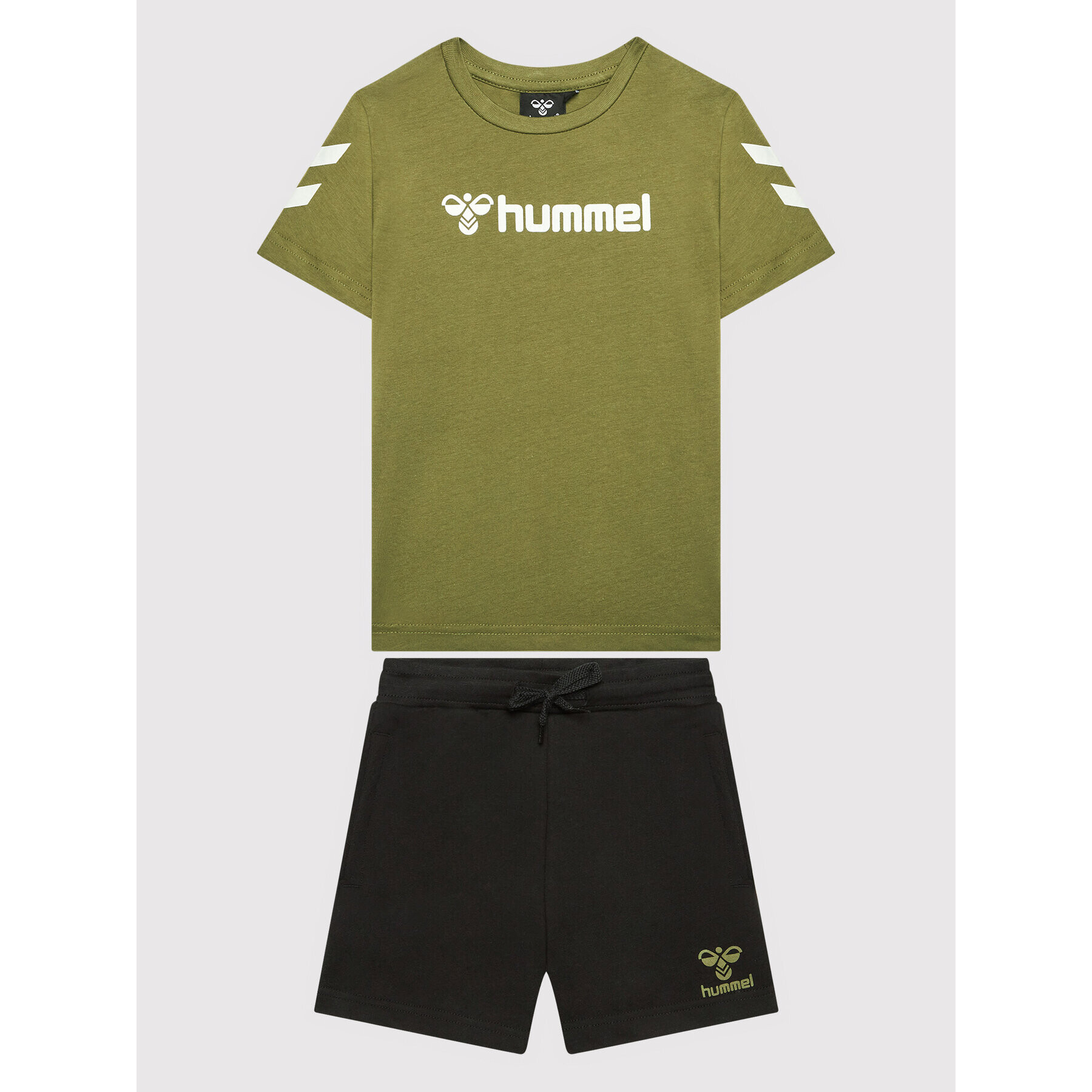 Hummel Σετ t-shirt και αθλητικό σορτς - Pepit.gr